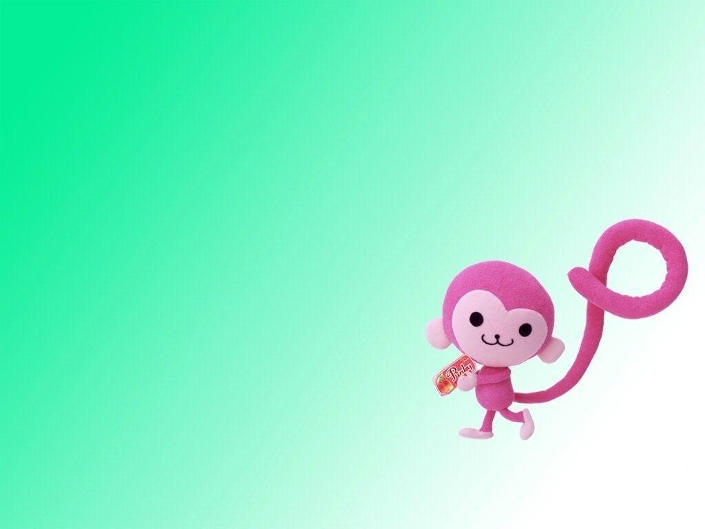 1024x768 Cartoon Monkey Wallpaper