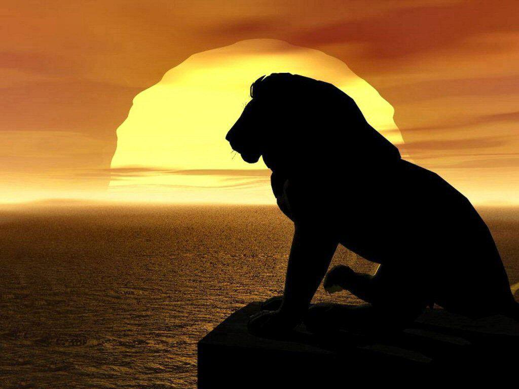 1024x768 The Lion King Cartoon Full HD Background for FB Cover