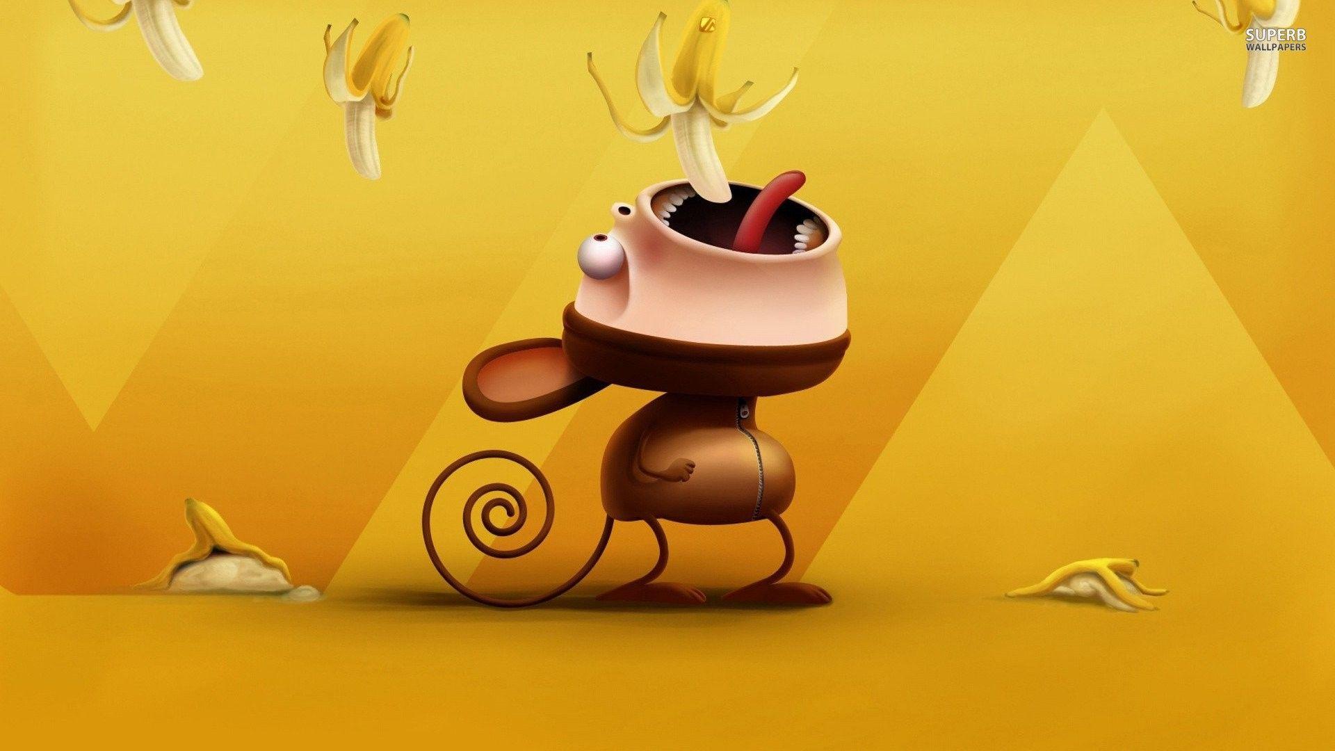 1920x1080 Funny Banana Wallpaper