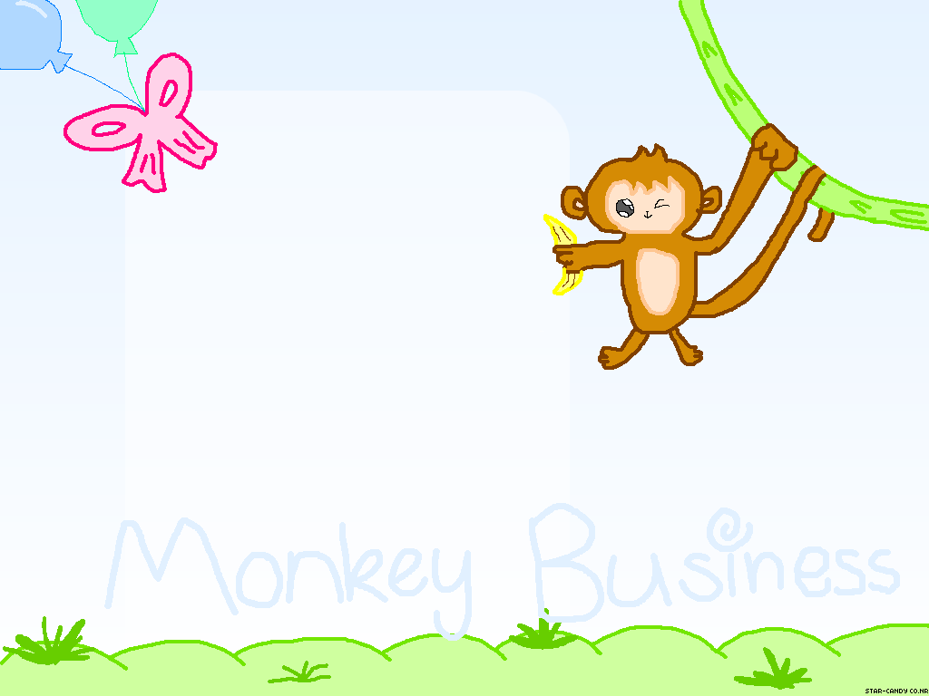 1024x768 Monkey PowerPoint Background. Funny
