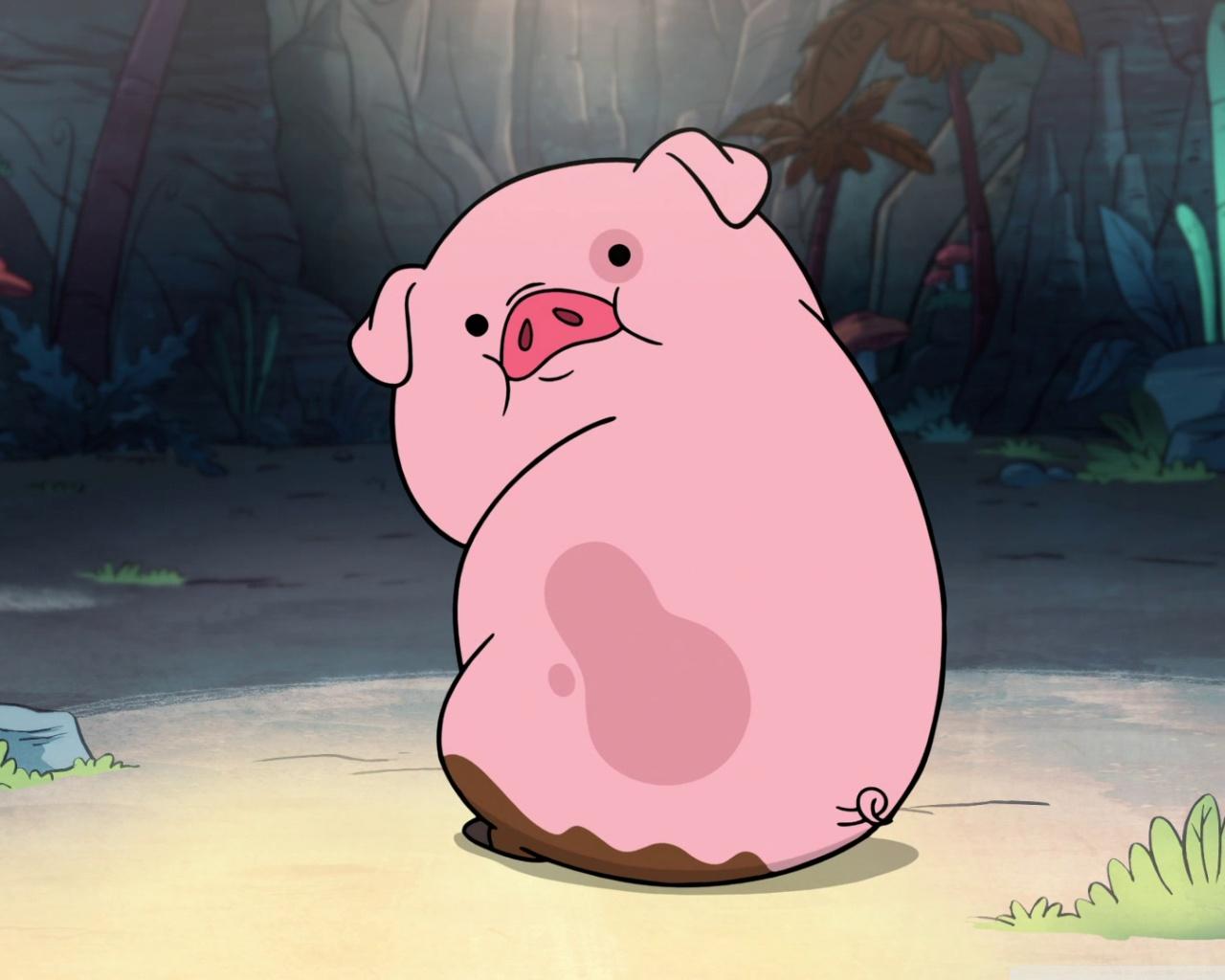 1280x1024 Cute Pig Wallpaper, 0.2 Mb