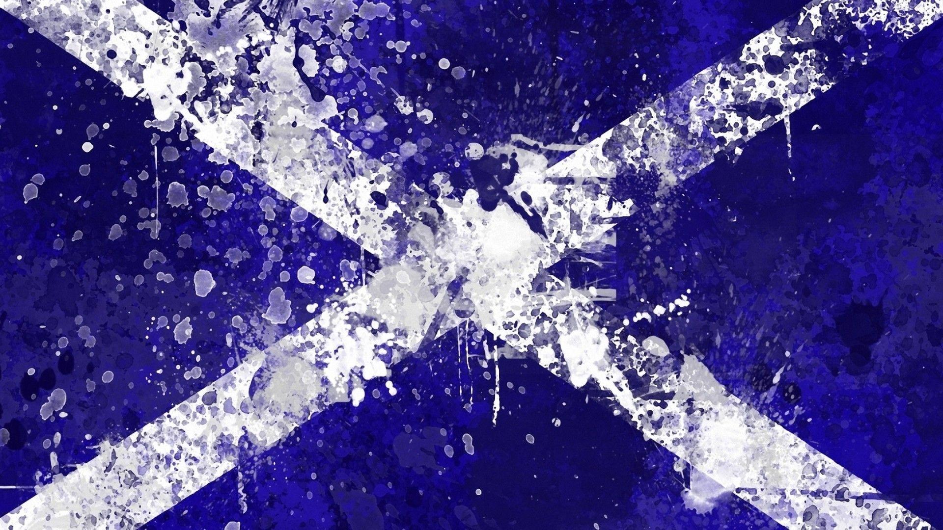 1920x1080 Scottish Flag Wallpaper