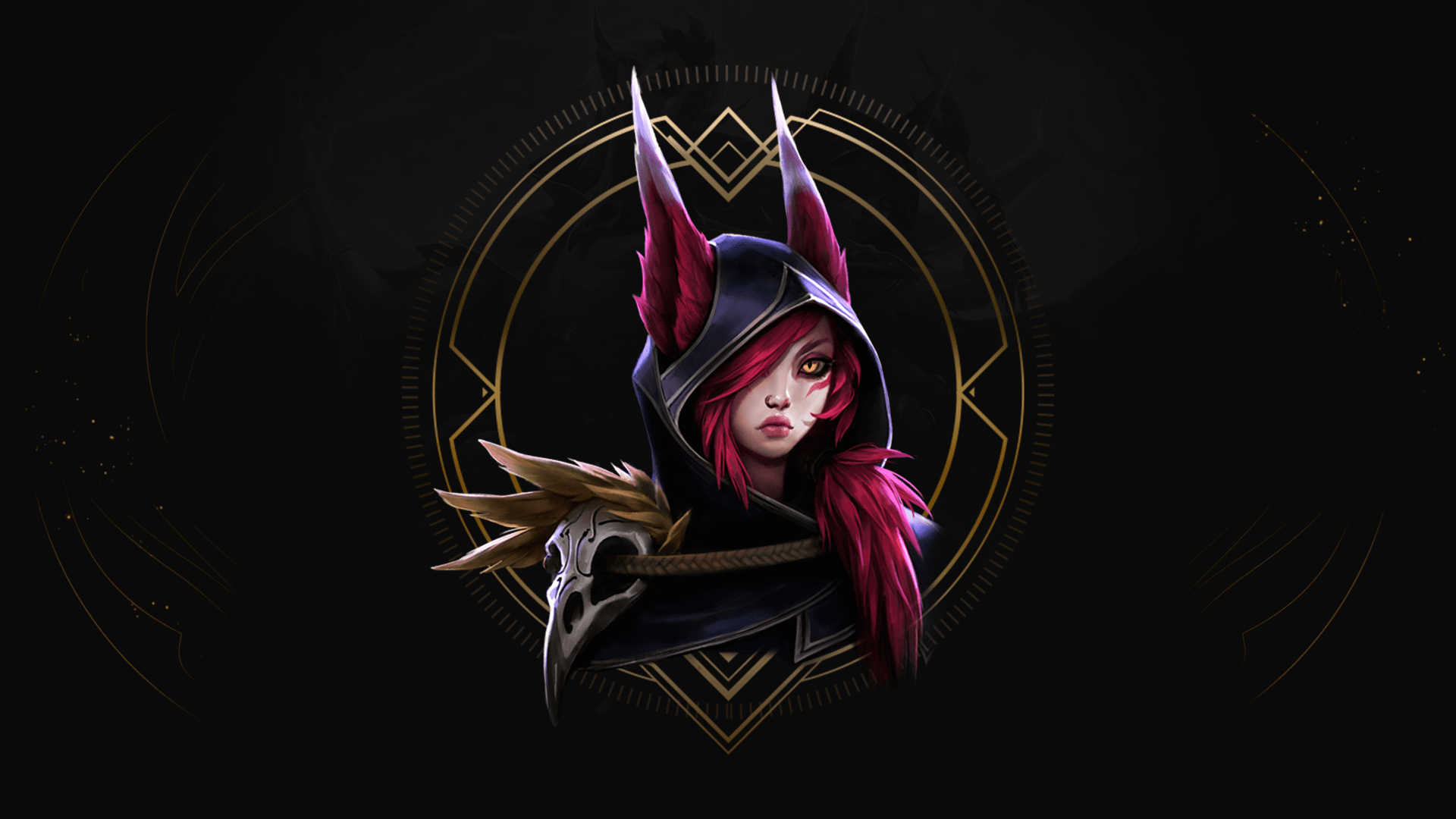 1920x1080 Xayah Wallpaper 1080P