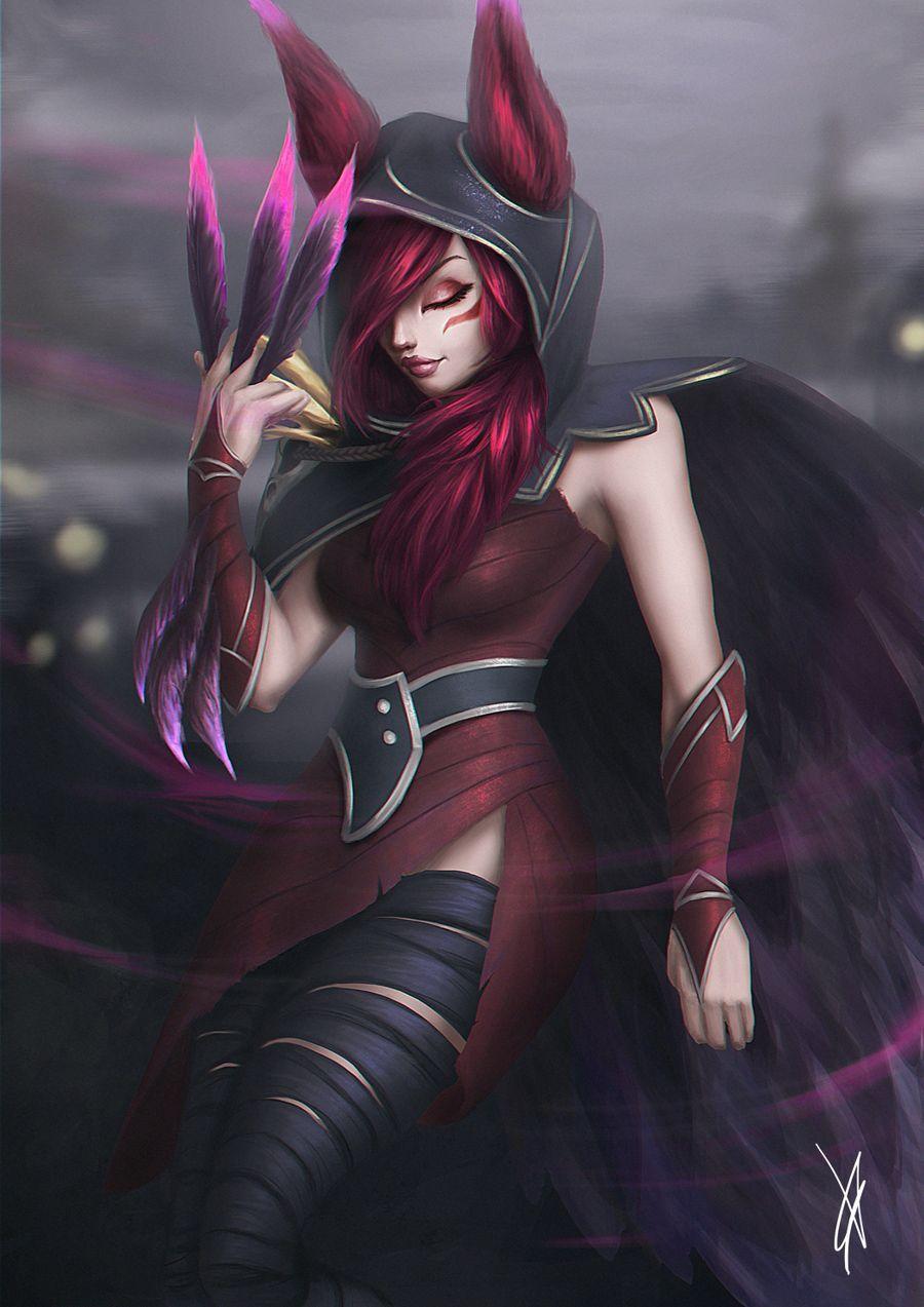 900x1273 Xayah by pallsoon HD Wallpaper Background Fan Art Artwork League
