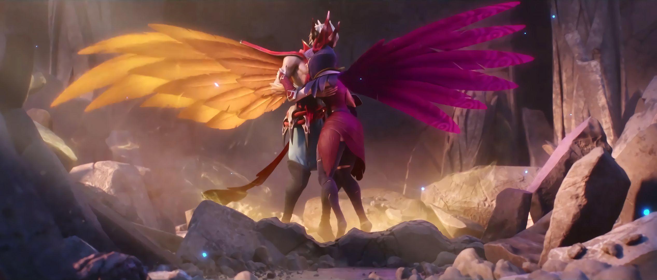 2534x1080 Xayah Wallpaper
