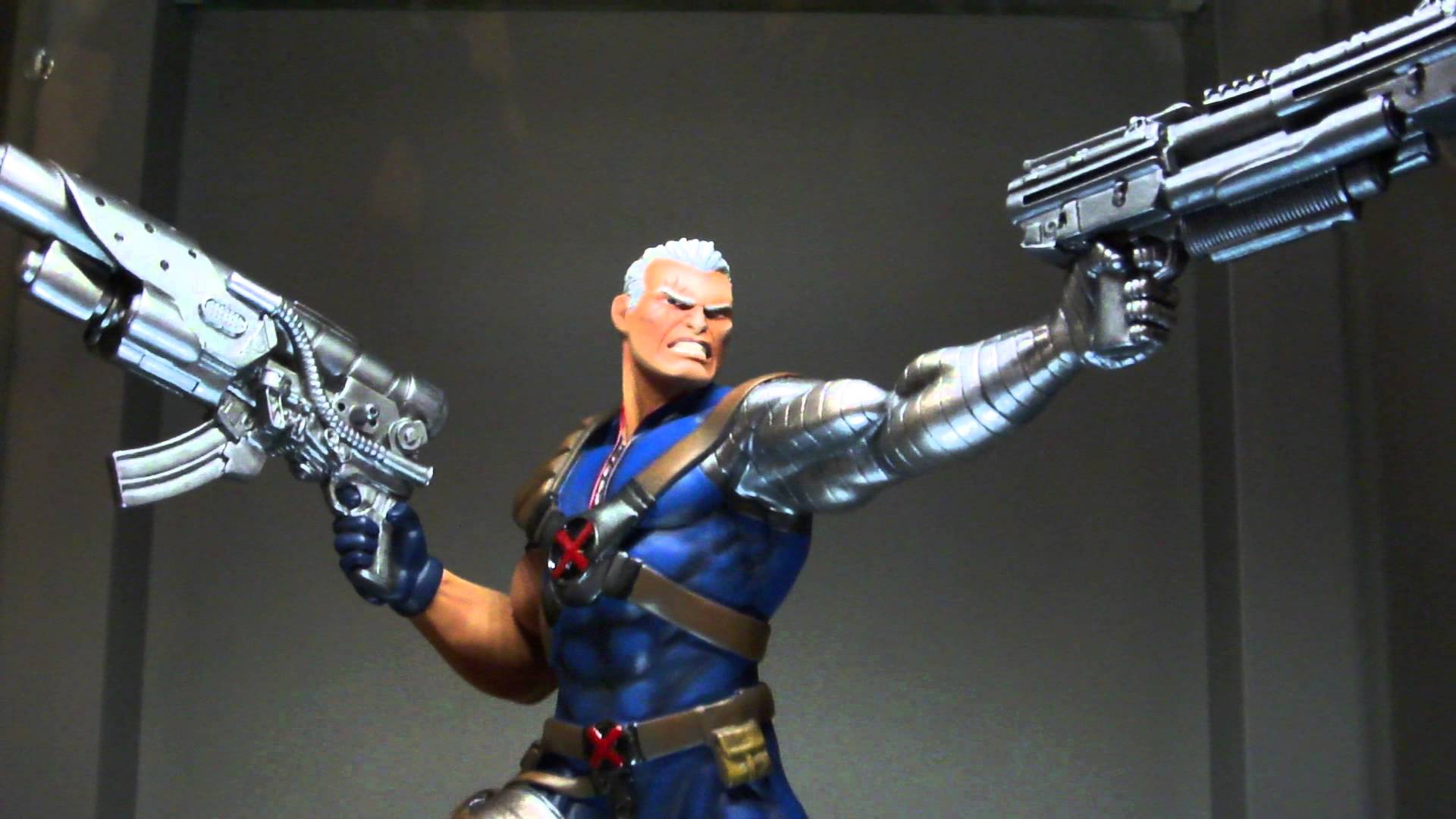 1920x1080 Bowen Designs Modern Action X Men Cable Statue