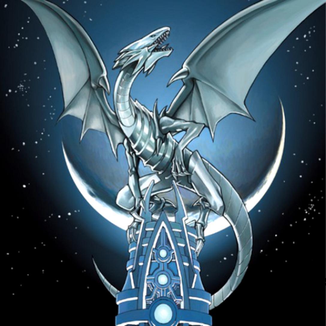 1088x1088 Blue eyes white dragon wallpaper