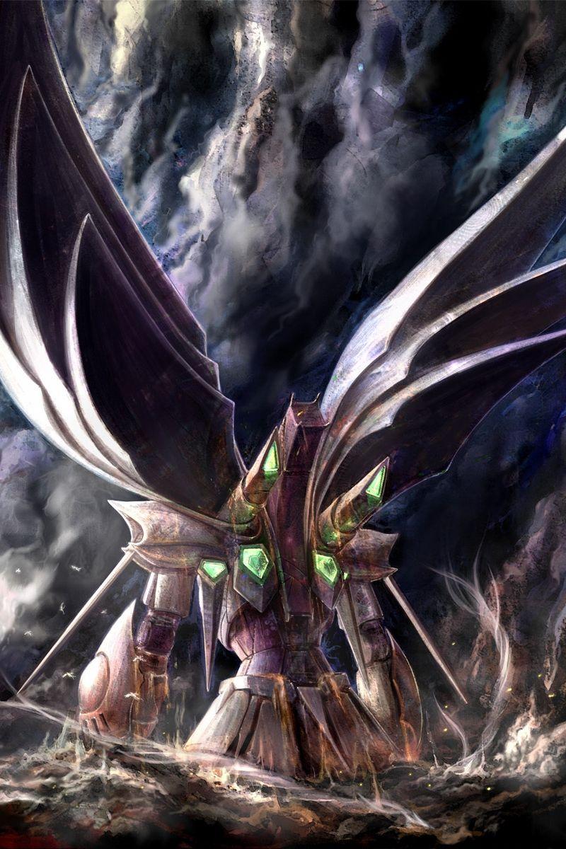 800x1200 Download wallpaper 800x1200 super robot wars, anime, robot, sky