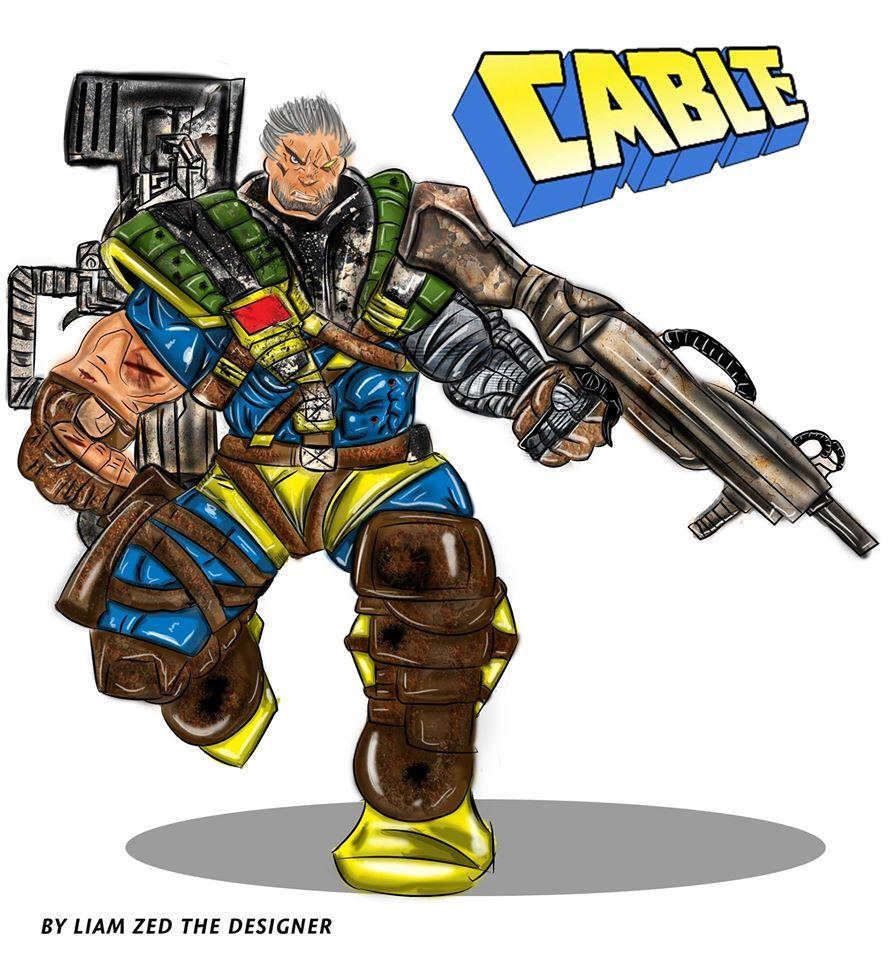 891x960 X Force Cable the Deadpool Partner 90s Inspired