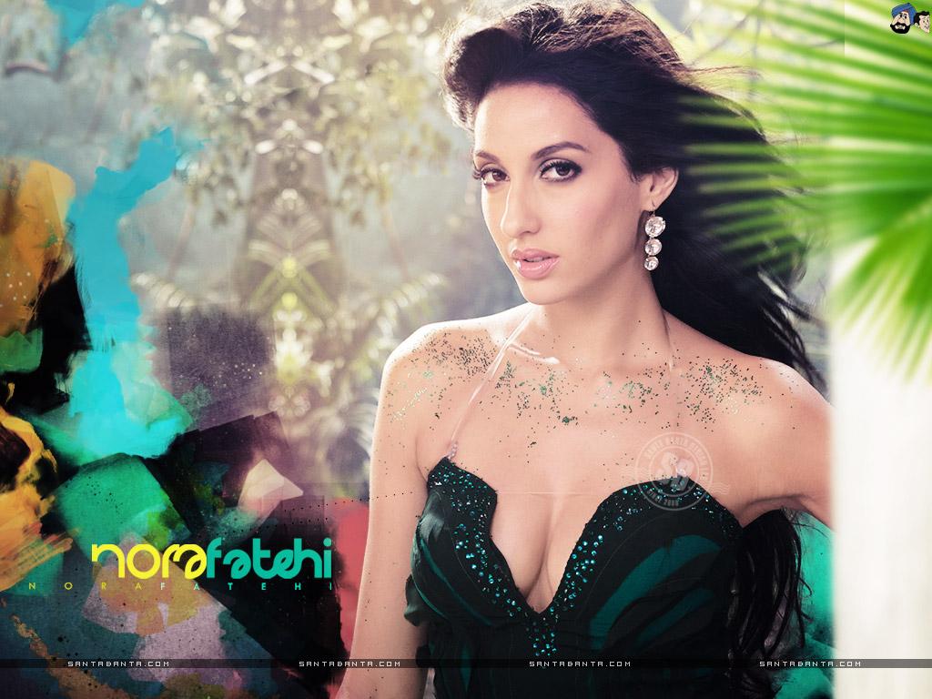 1024x768 Nora Fatehi Hot Unseen Latest Bikini Photohoot Wallpaper