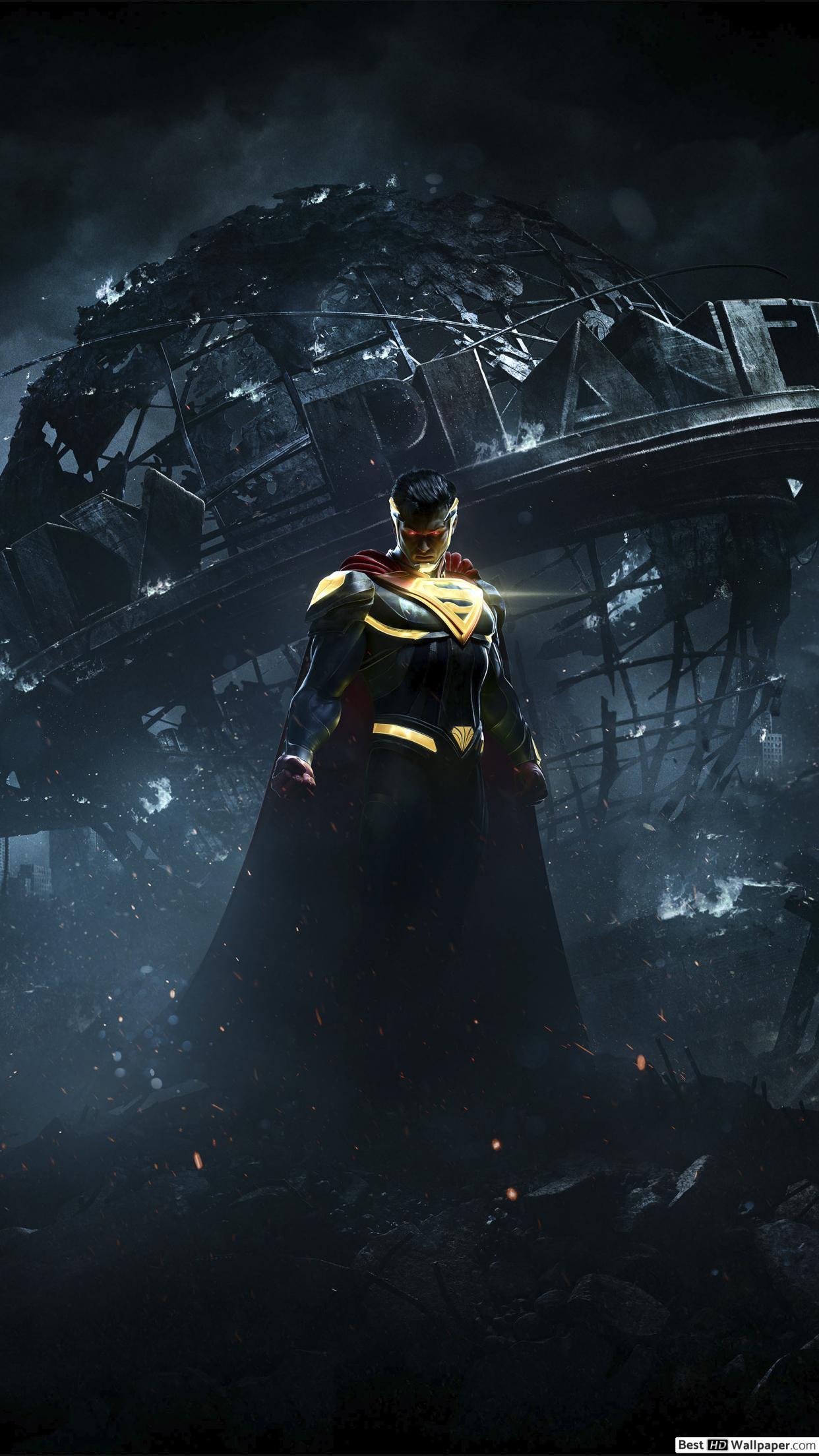 1242x2208 Injustice 2 game hero HD wallpaper download