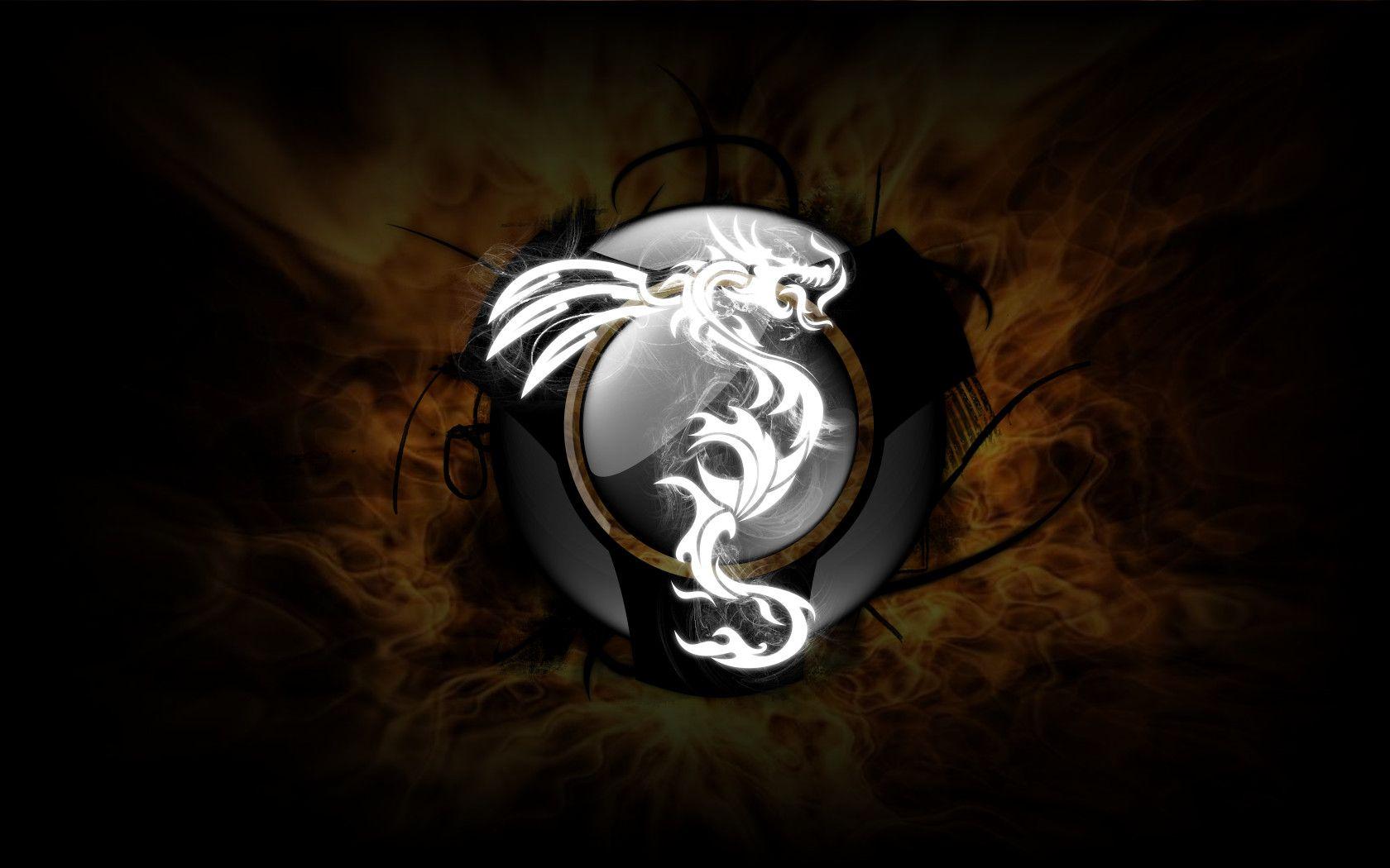 1680x1050 Cool White Dragon Wallpaper