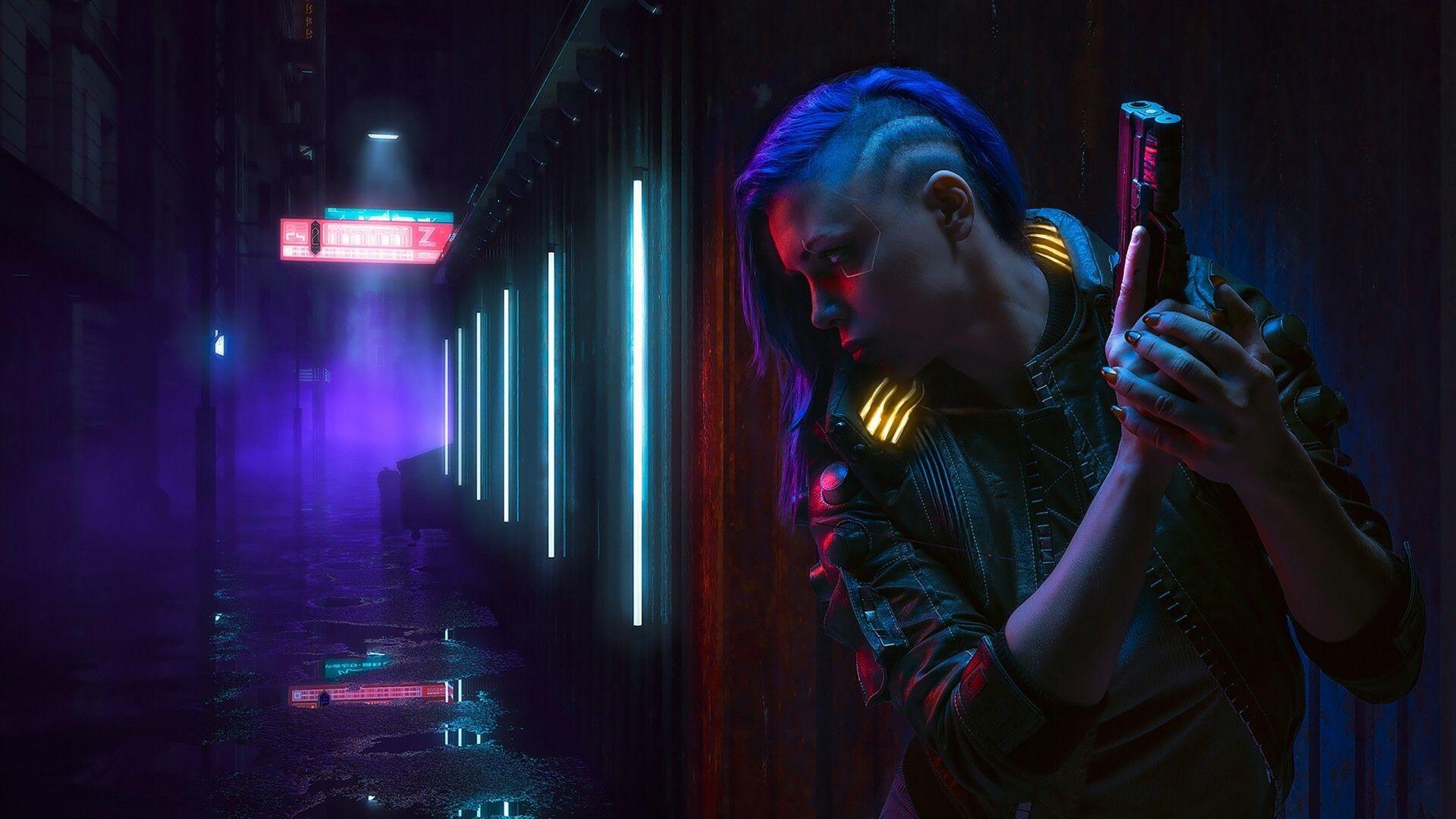 1920x1080 Download 1920x1080 Cyberpunk Woman, Futuristic, Sci Fi Games