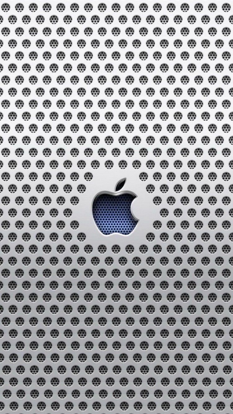 750x1334 Cool Apple Metal Grid Carving iPhone 6 Wallpaper. Awsome phone