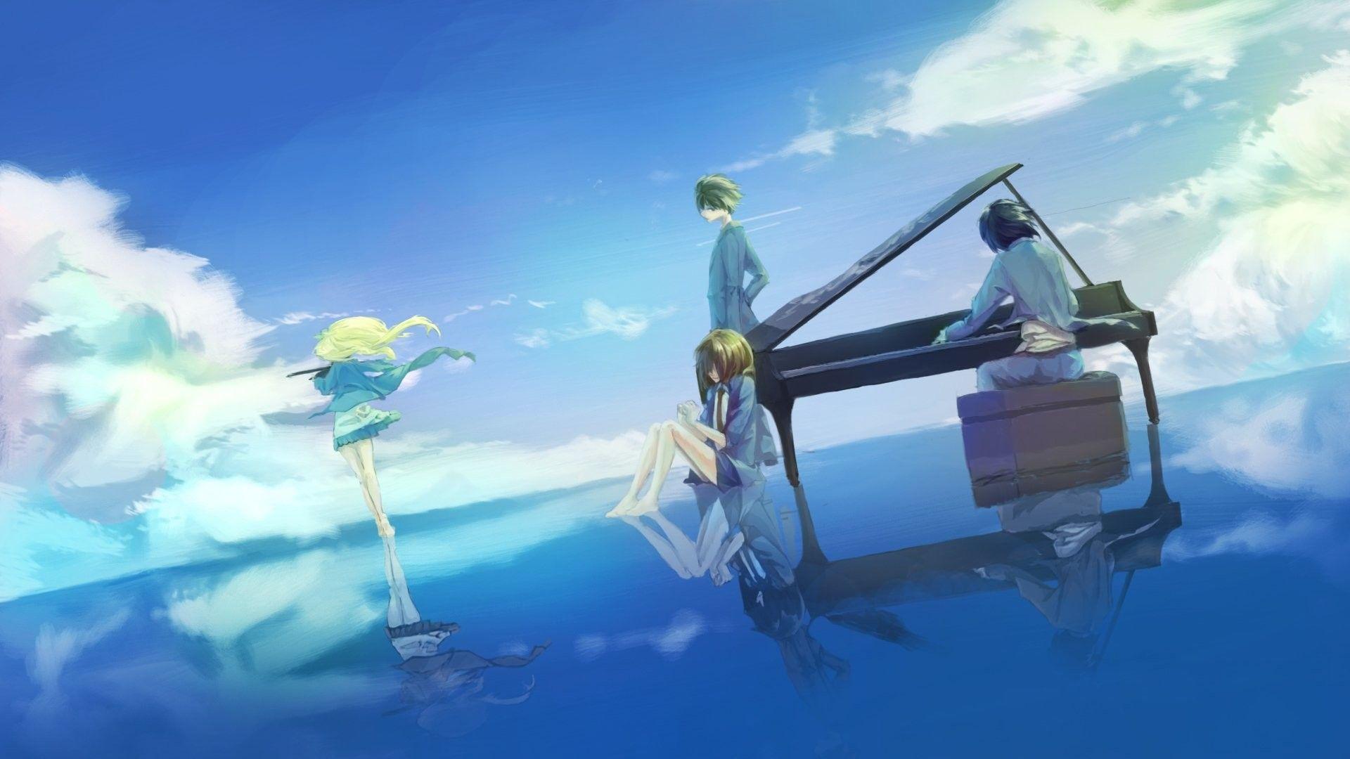 1920x1080 Your Lie in April Wallpaper