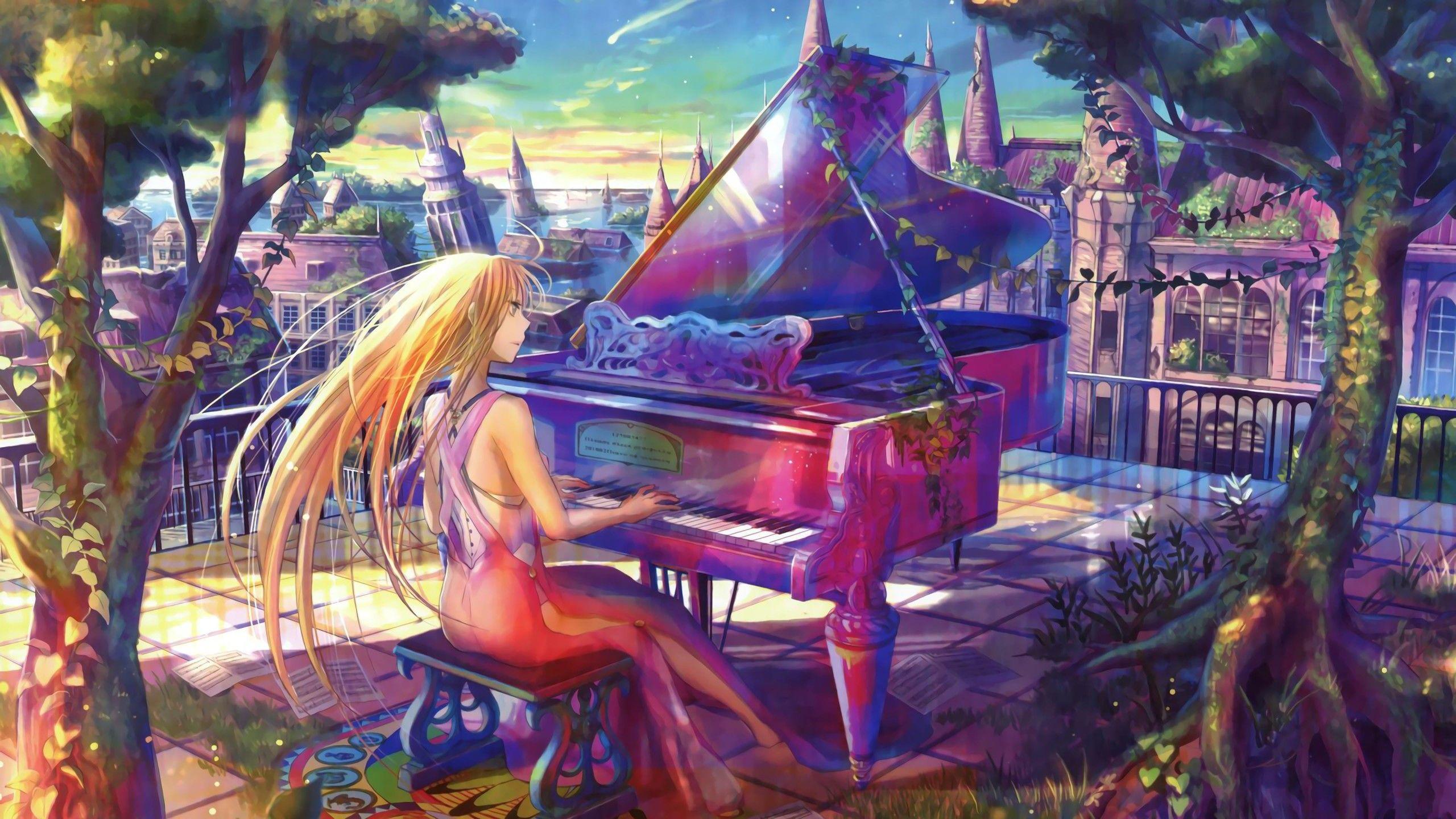 2560x1440 Shigatsu Wa Kimi No Uso Your Lie In April 1440P