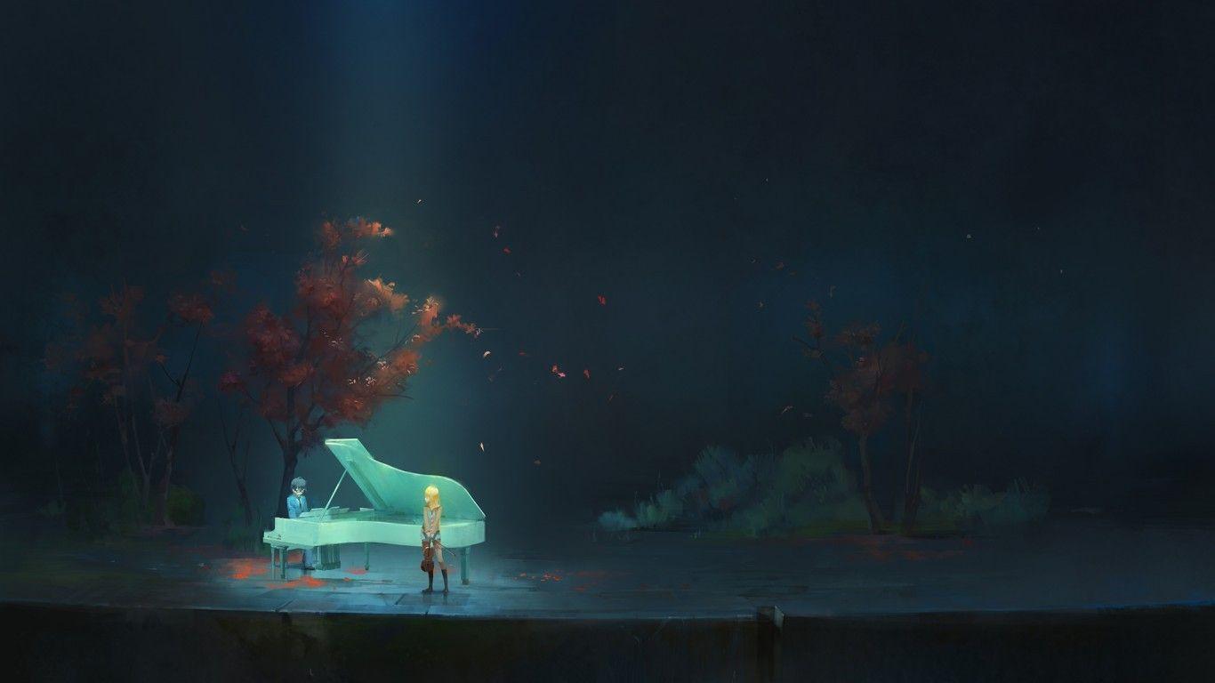 1366x768 Download 1366x768 Your Lie In April, Miyazono Kaori, Arima Kousei