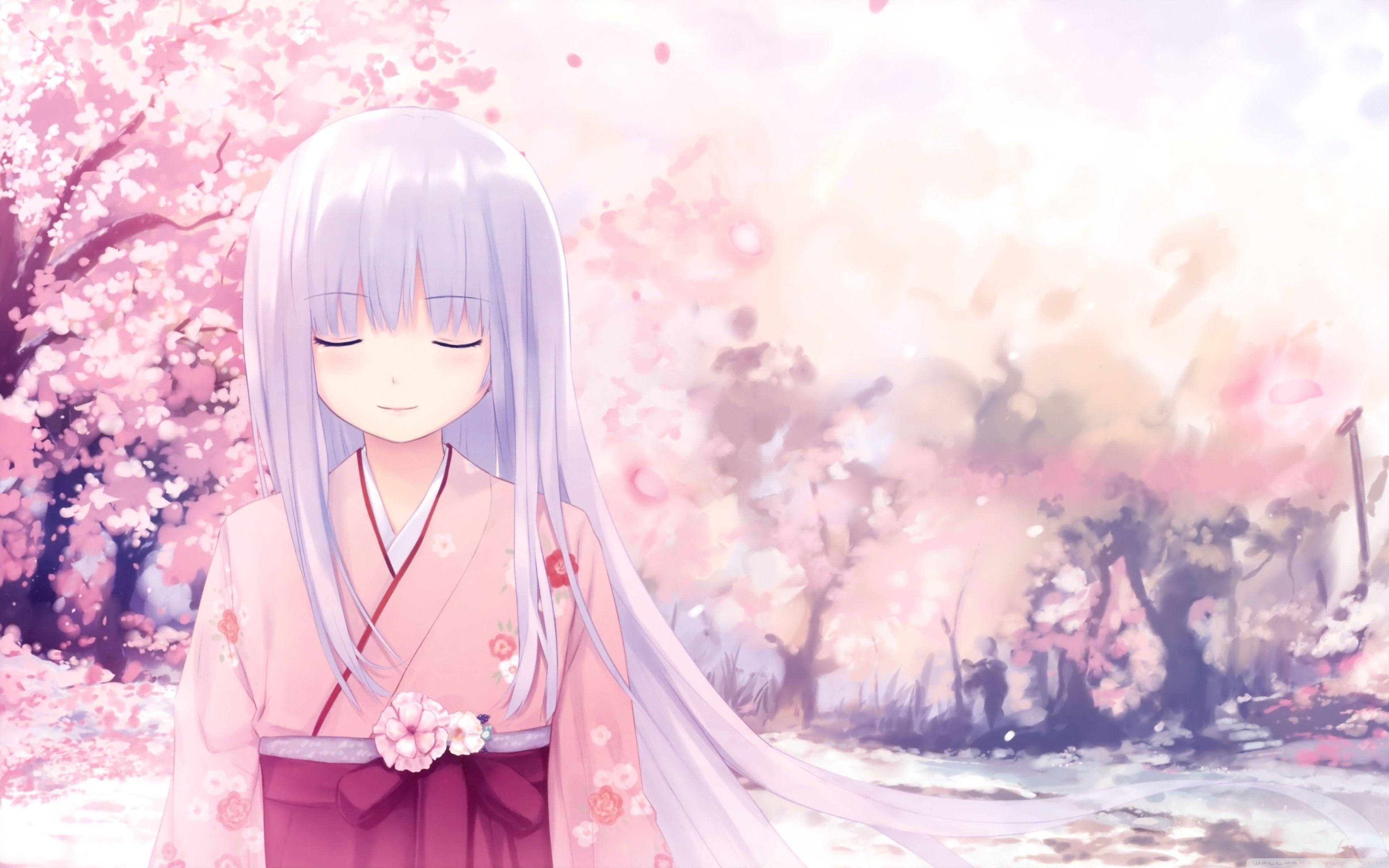 3840x2400 Girl In Kimono Ultra HD Desktop Background Wallpaper for 4K UHD TV