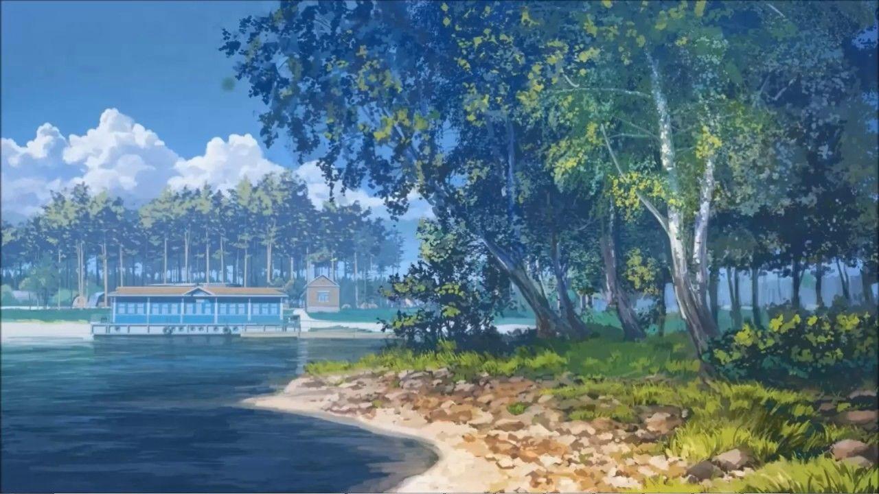 1280x720 Day Night Fade Anime Landscape For Wallpaper Engine + Links