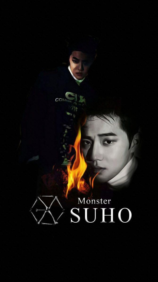 670x1192 Baekhyun Monster Wallpaper