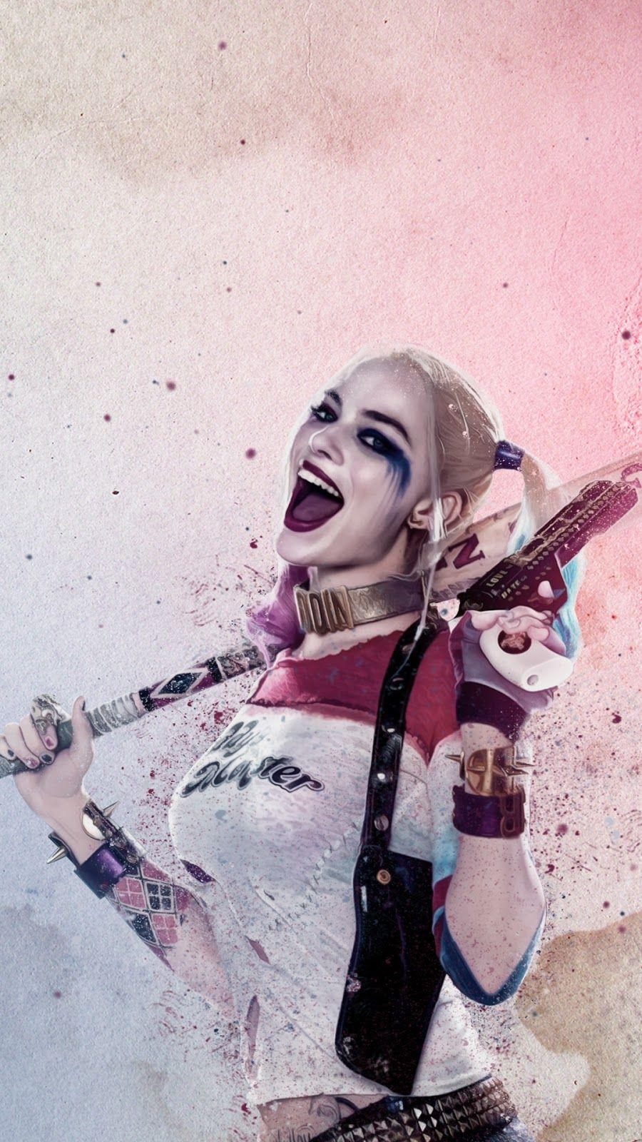 900x1600 Suicide Squad Harley Quinn Android Wallpaper. Android Walls Brasil