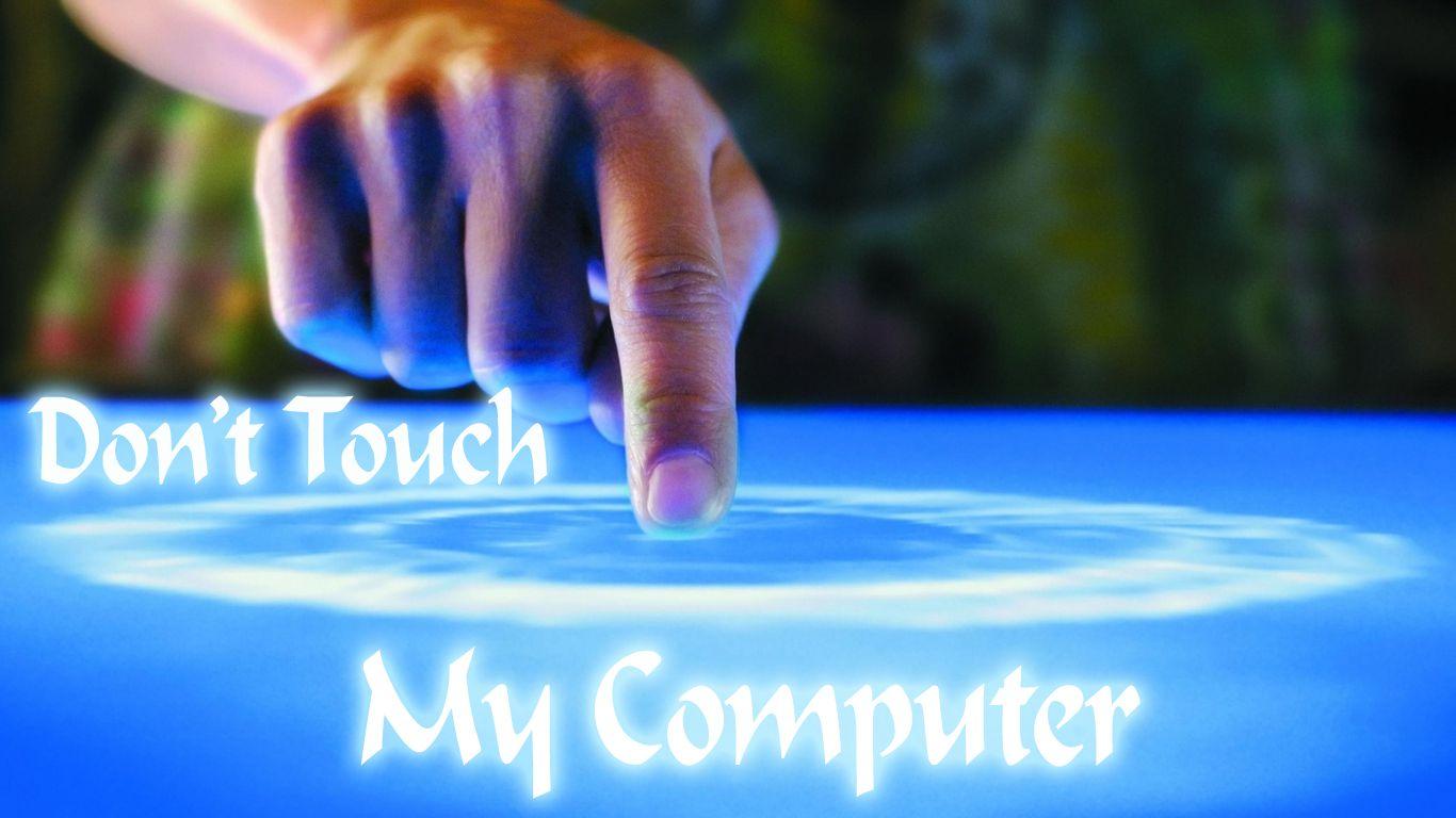 1366x768 Cute Wallpaper: Wallpaper Dont Touch