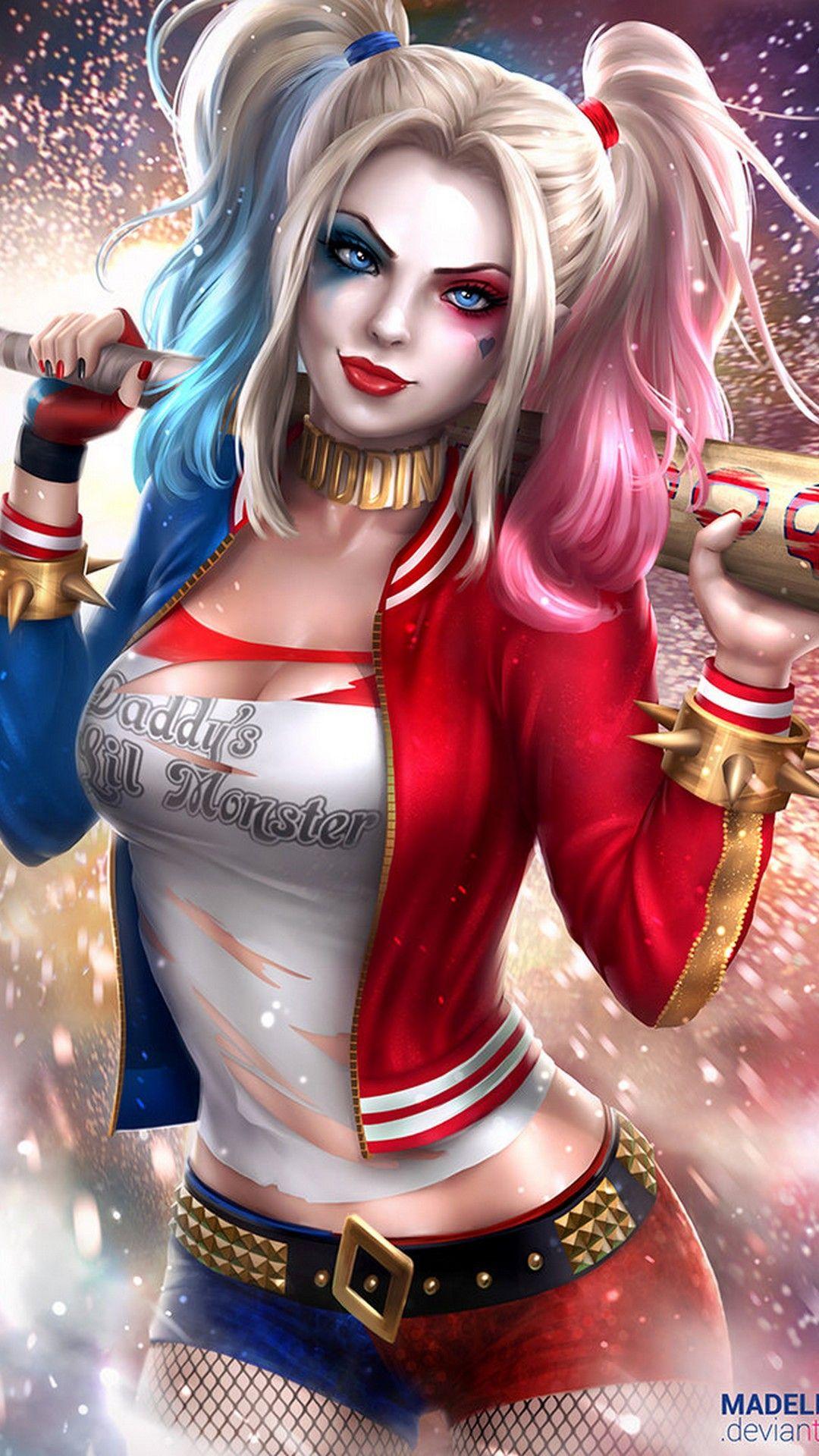 1080x1920 Harley Quinn Wallpaper