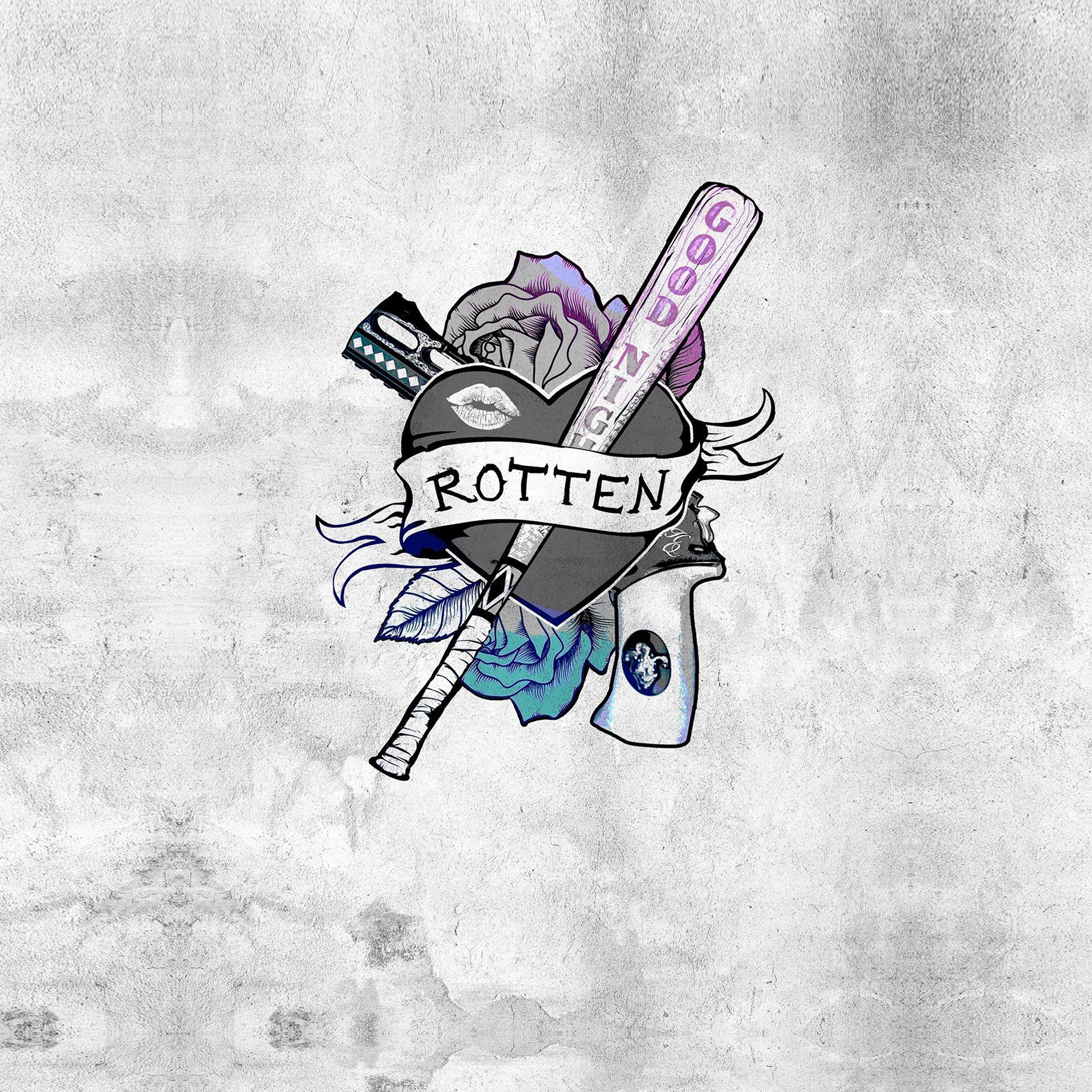 2732x2732 Harley Quinn Suicide Squad Logp Hero Art Illustration Wallpaper