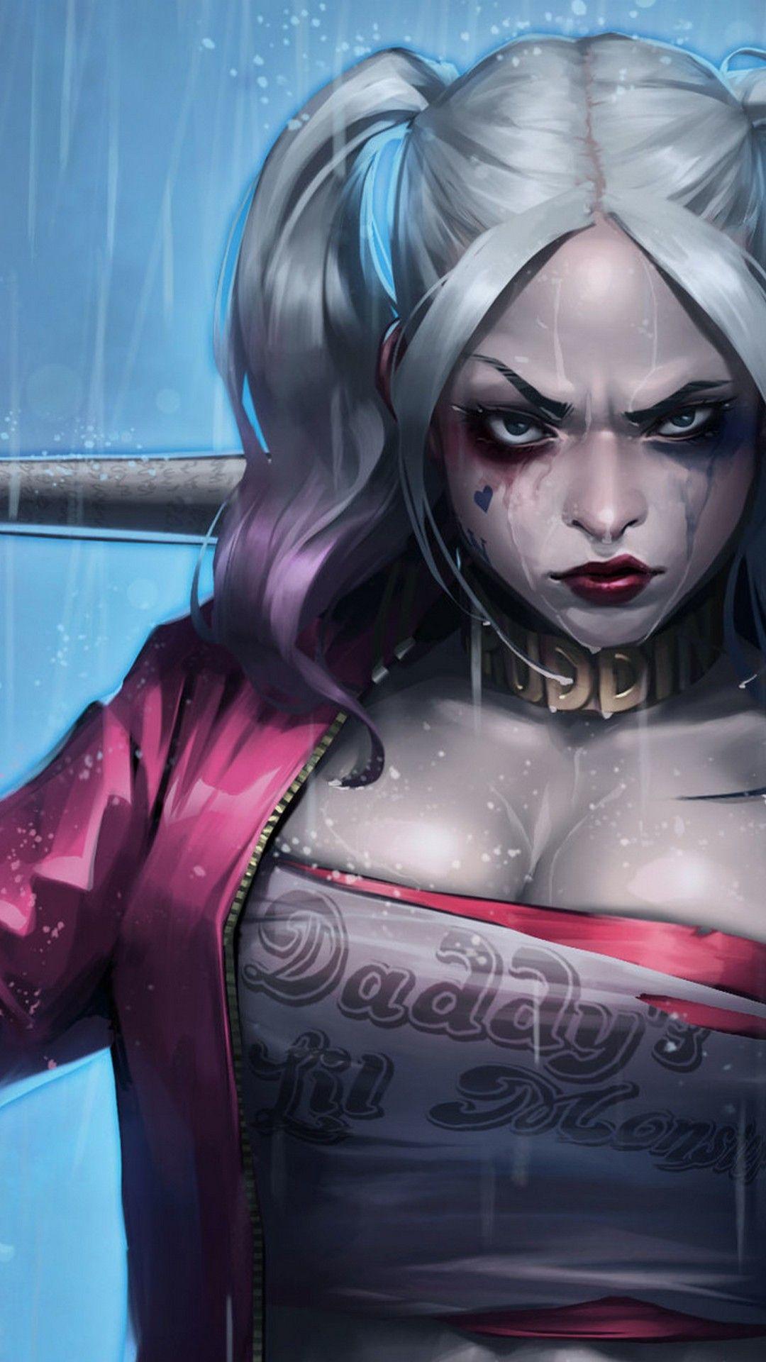 1080x1920 Android Wallpaper Harley Quinn Costume Android Wallpaper