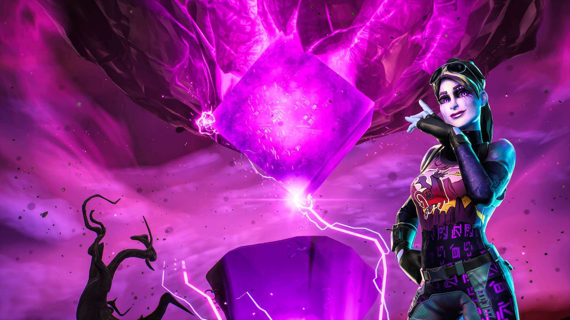 1920x1080 Dark Bomber Fortnite Wallpaper
