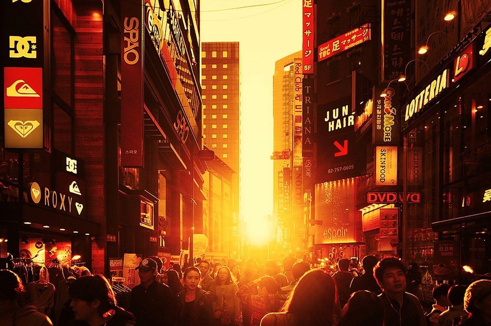 1579x1049 Sunset in #Seoul Korea. South korea travel, Travel, City wallpaper