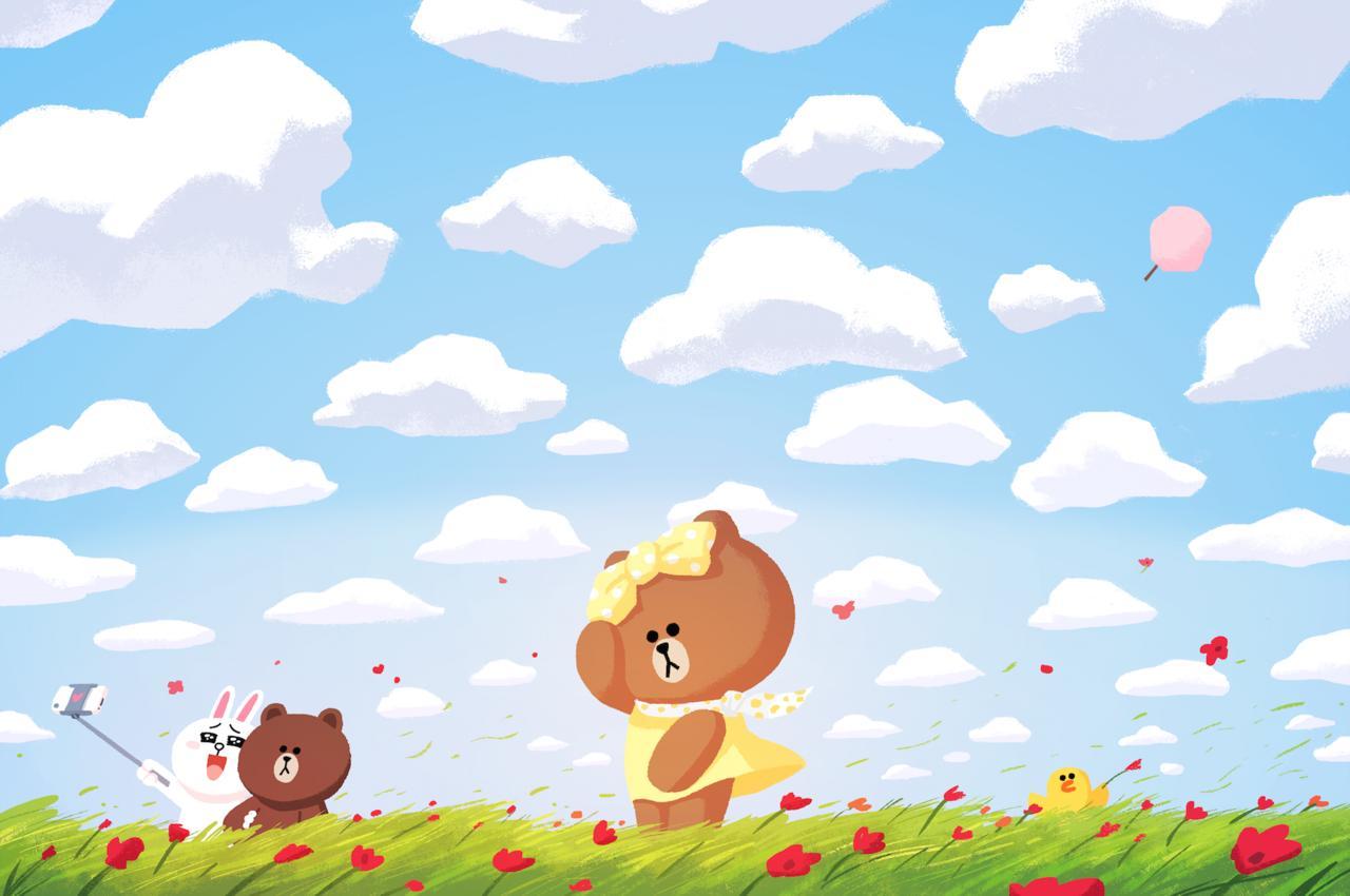 line friends laptop wallpaper