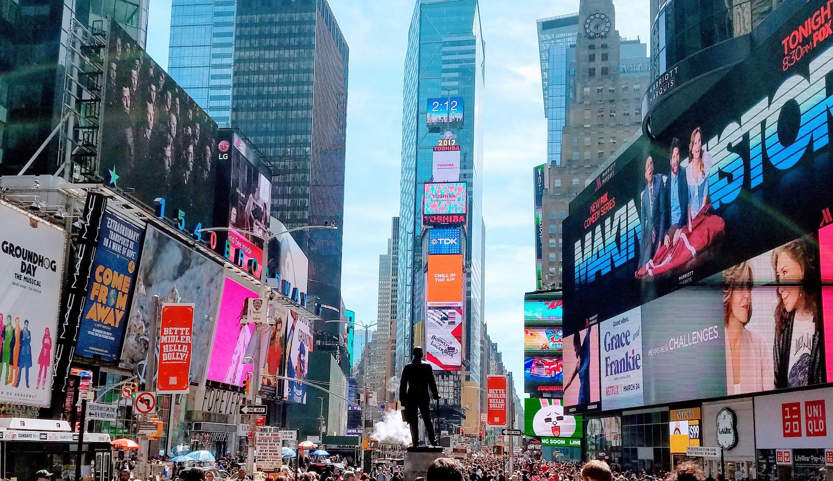 2919x1688 New York Time Square · Free