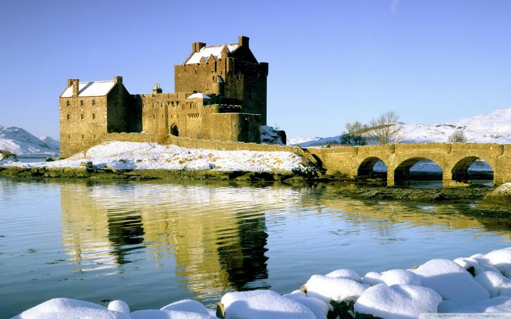 1680x1050 Castle Winter Ultra HD Desktop Background Wallpaper for 4K UHD TV
