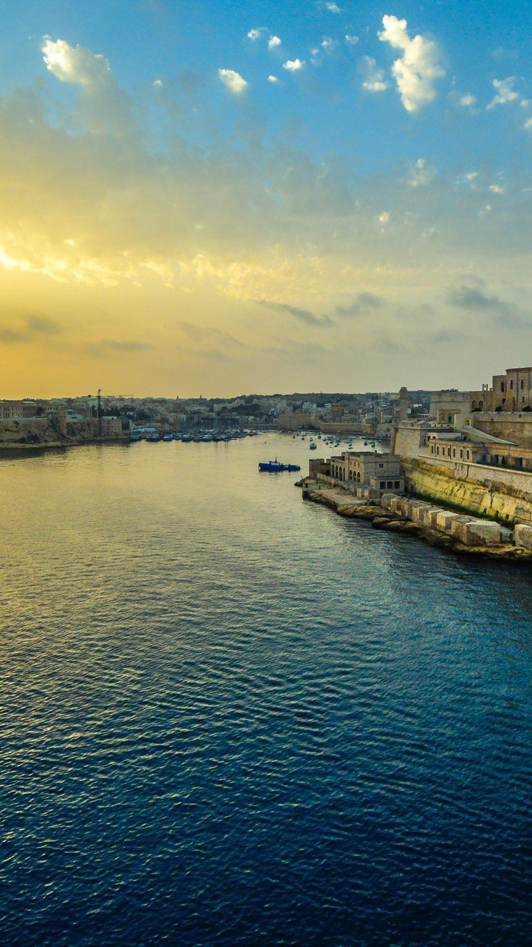 1080x1920 malta, sunrise, valletta iPhone 6s, 6 Plus and Pixel