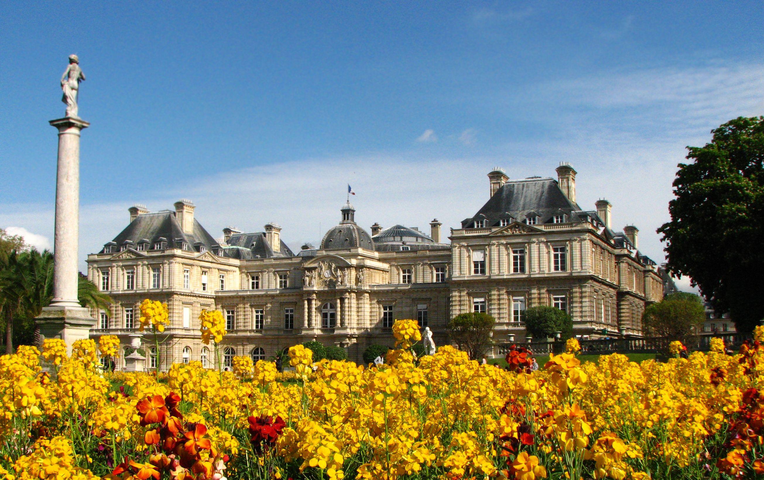2610x1641 The Luxembourg Palace in Paris, max background. wallpaper v.4.8 jpeg