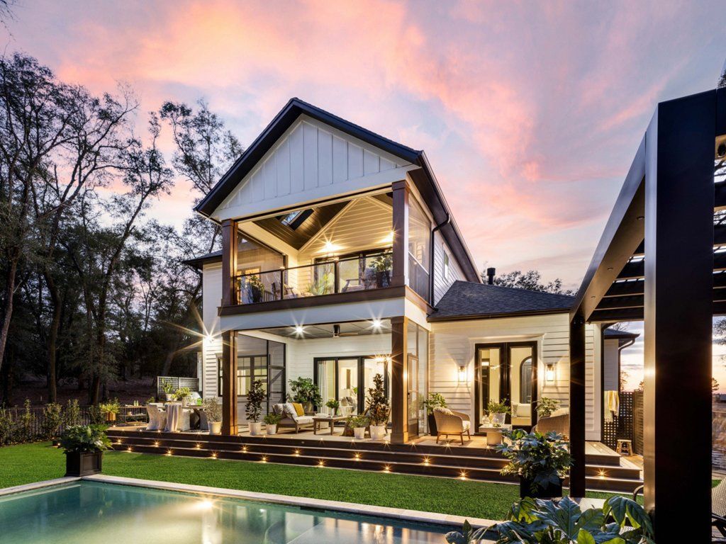 1024x768 Trex Anchors Designer's HGTV® Smart Home 2022 Outdoor Plan