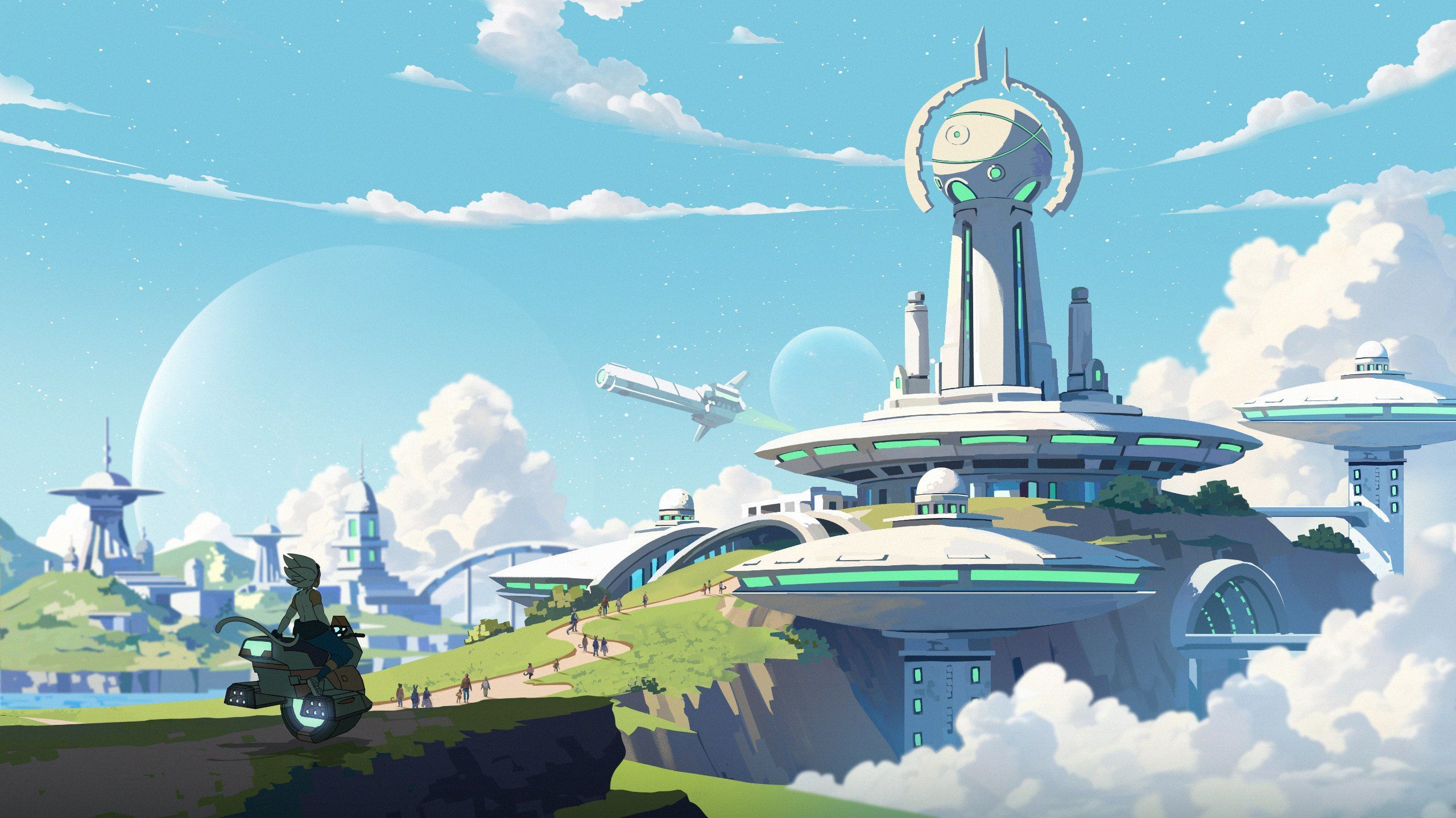 2560x1440 Space Rush on X: The Galactic Federation: a beacon of hope, uniting the stars
