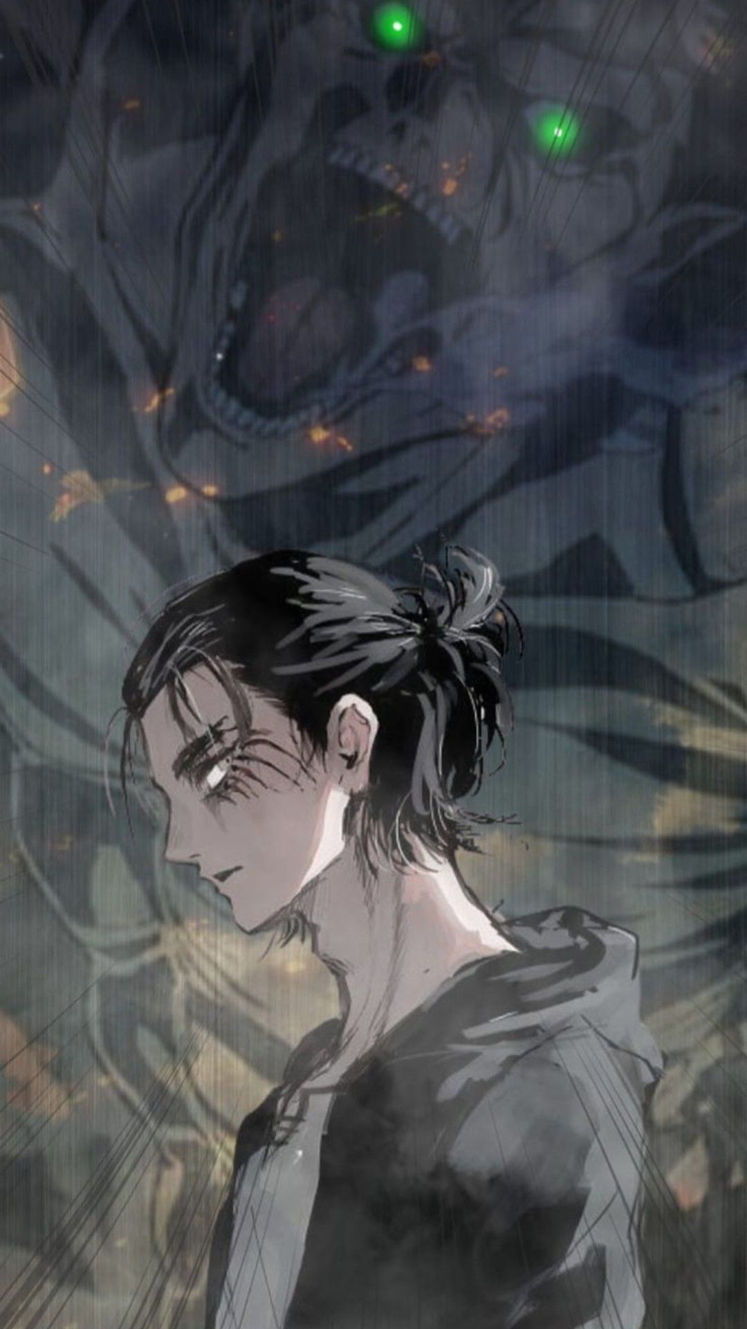 1080x1920 Eren Jaeger iPhone Wallpaper