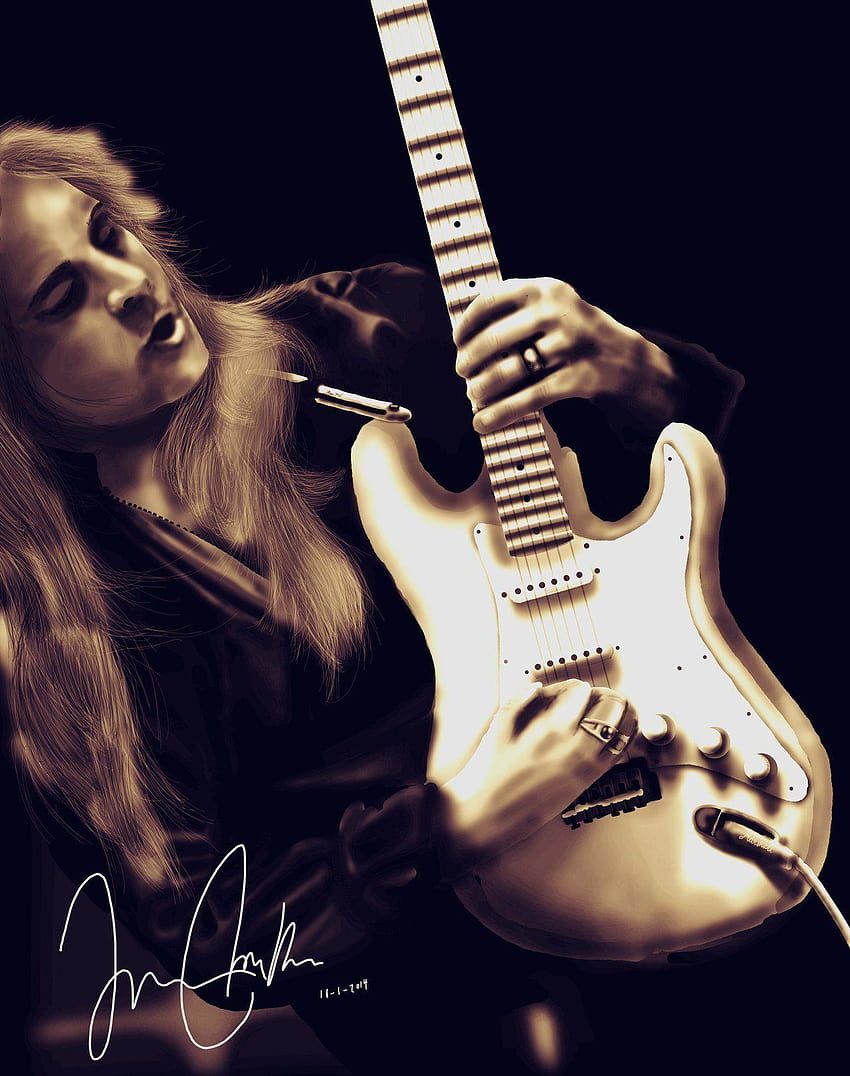 850x1076 Yngwie Malmsteen drawing by RogerMV HD phone wallpaper