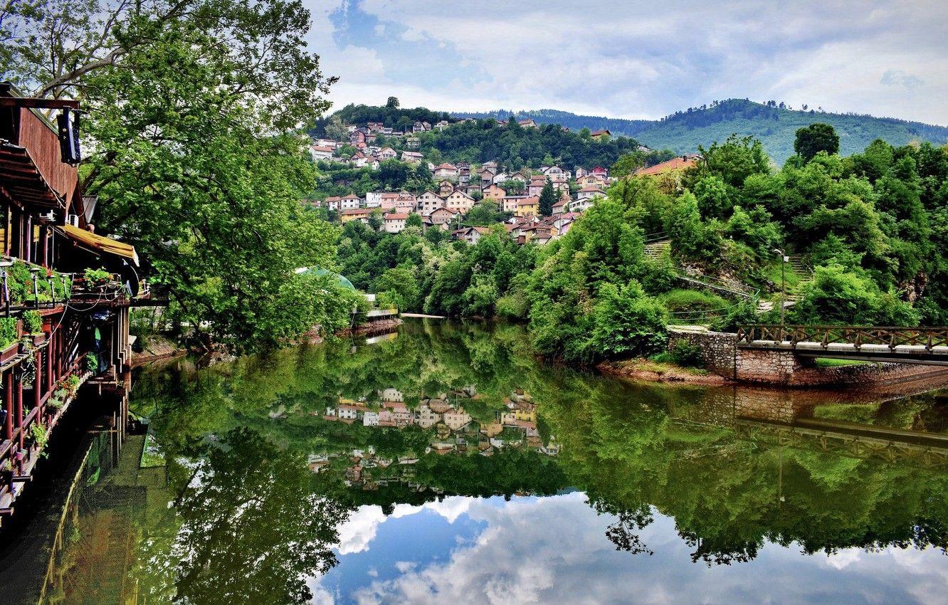 1332x850 Wallpaper greens, the city, Sarajevo image for desktop, section