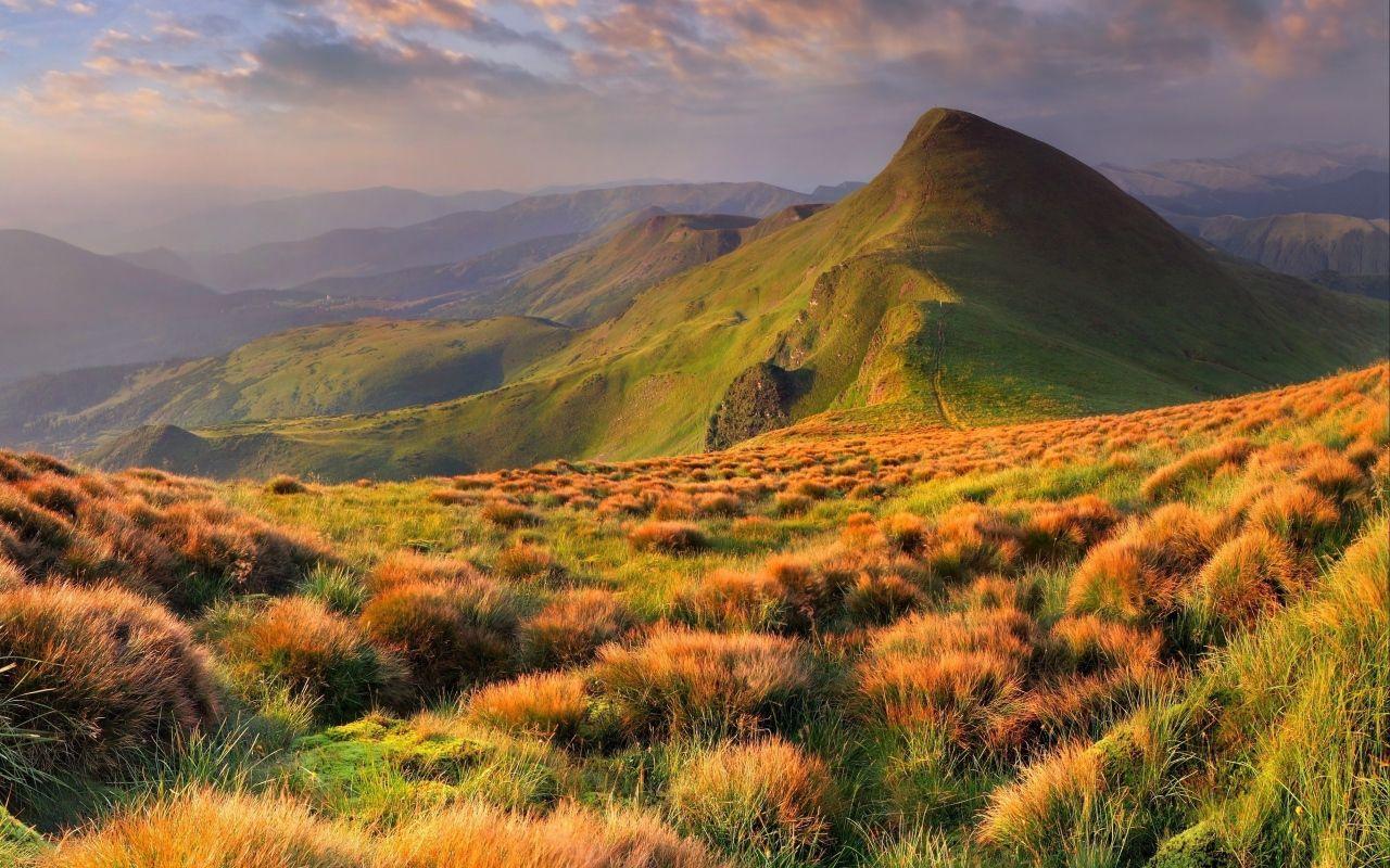 1280x800 Beautiful mountain landscape in Ukraine Desktop wallpaper 1280x800