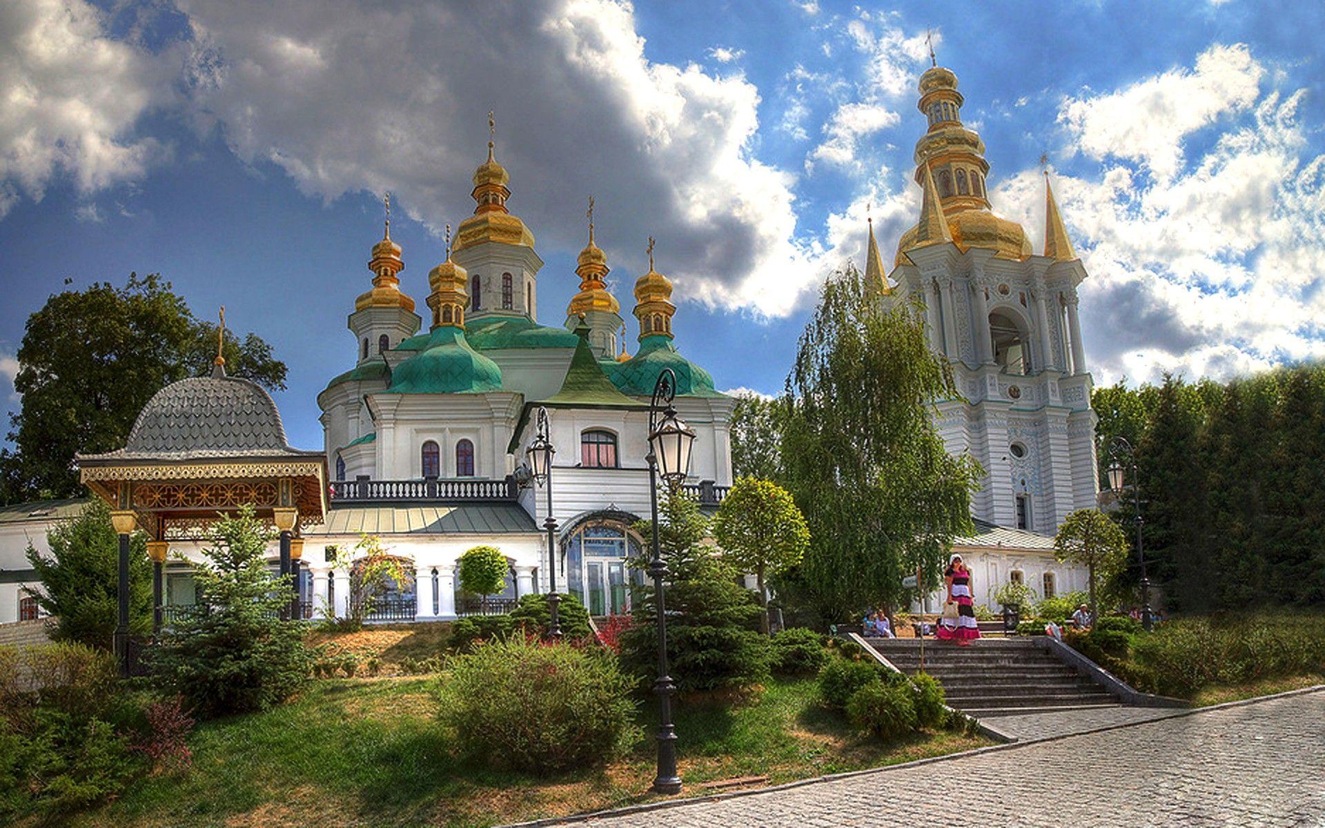 1920x1200 Wallpaper HD Kiev Pechersk Lavra Monastery Kiev Ukraine 29106