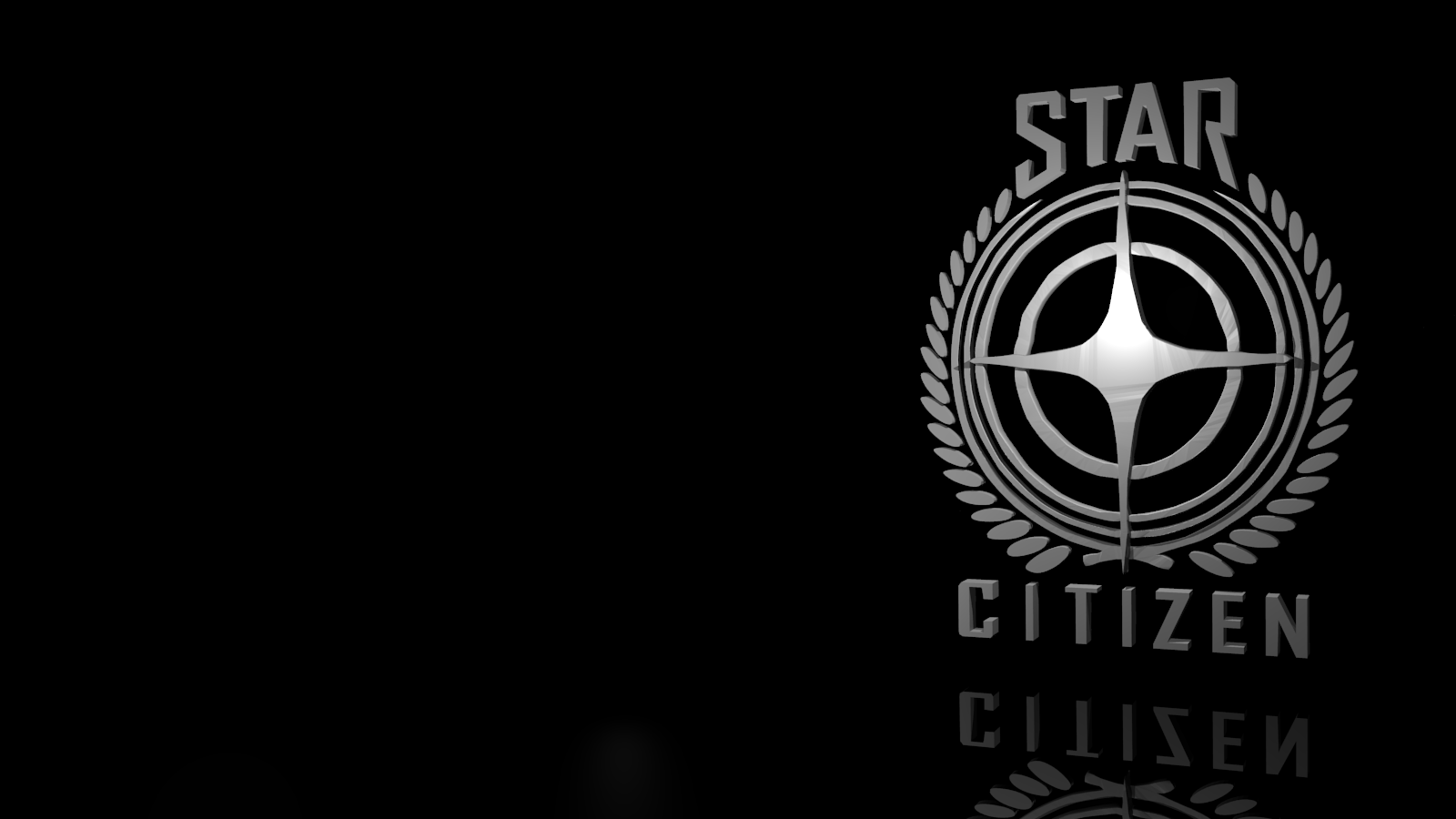 1600x900 Star Citizen 3D Logo Wallpaper (1600x900)