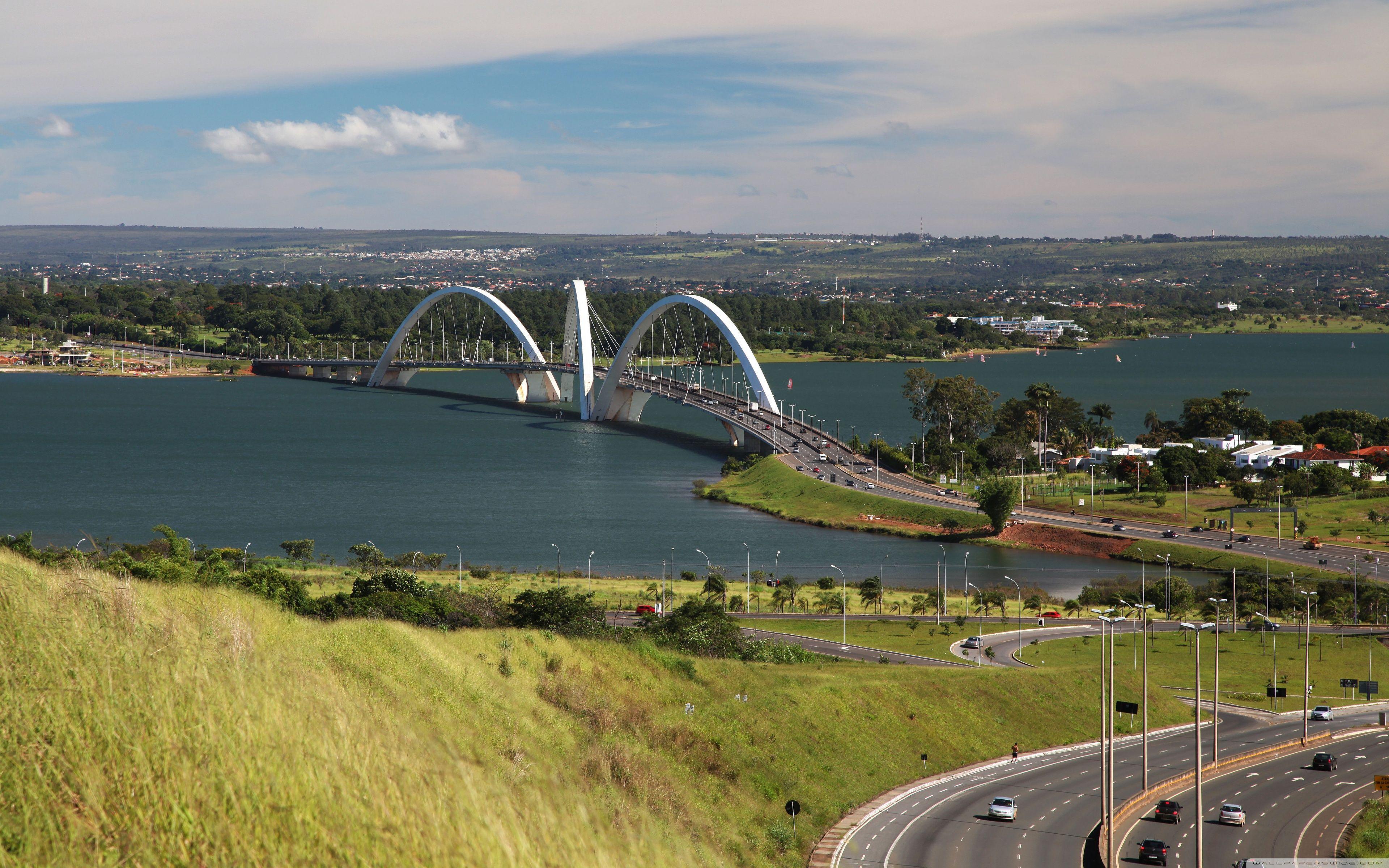 3840x2400 Juscelino Kubitschek ( or JK ) Bridge, Brasília Ultra HD Desktop