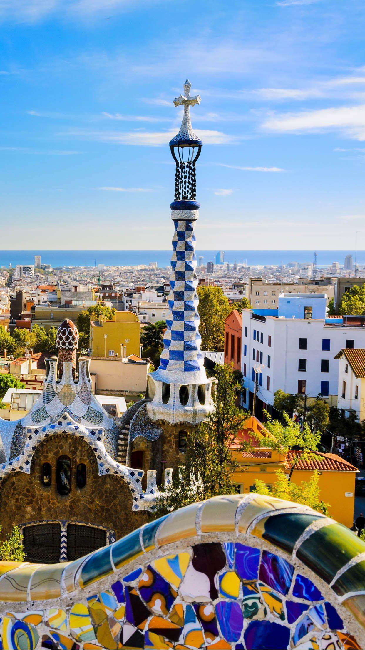 1242x2208 Barcelona City Wallpaper