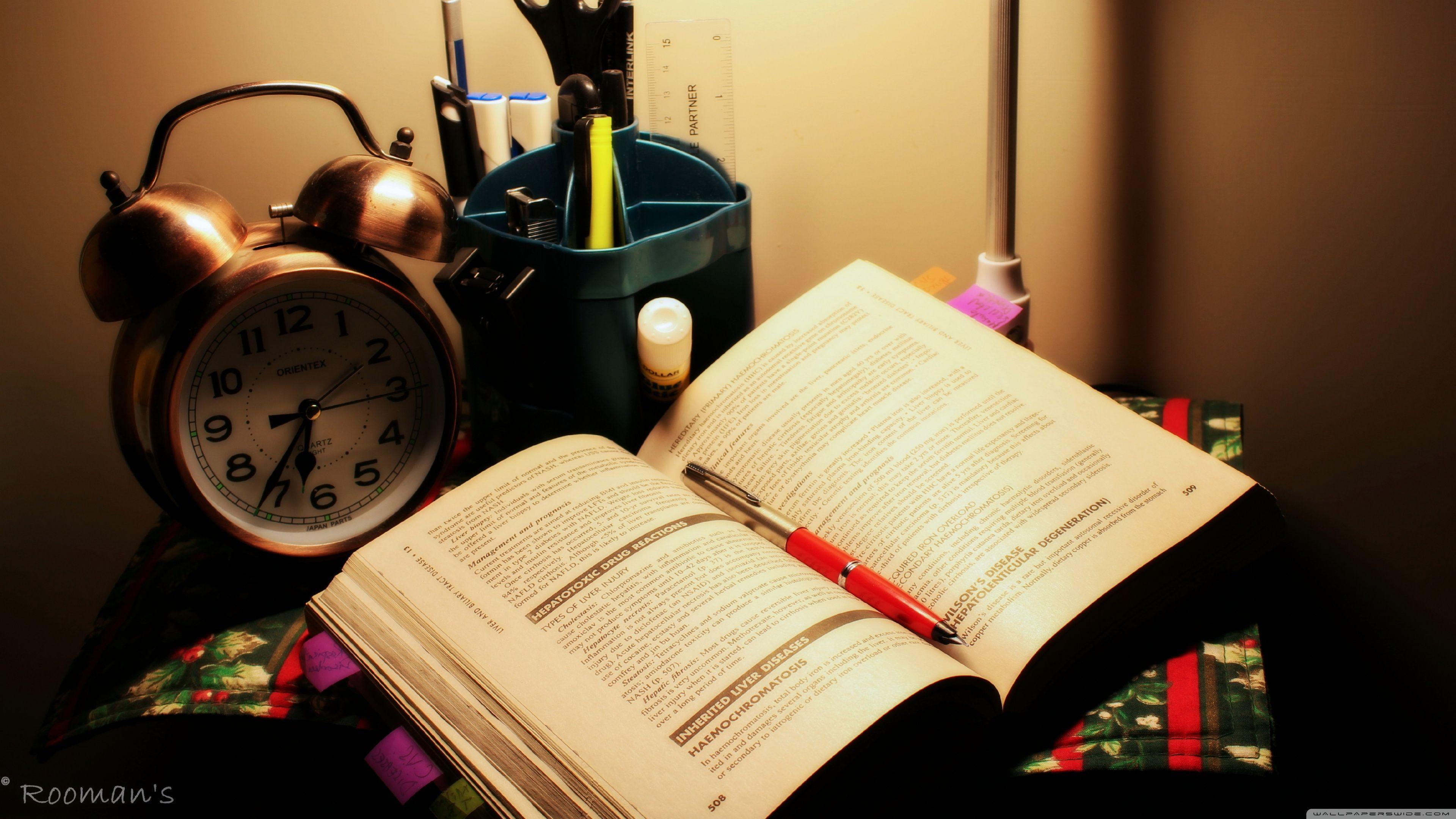3840x2160 Studying In Night ❤ 4K HD Desktop Wallpaper for 4K Ultra HD TV