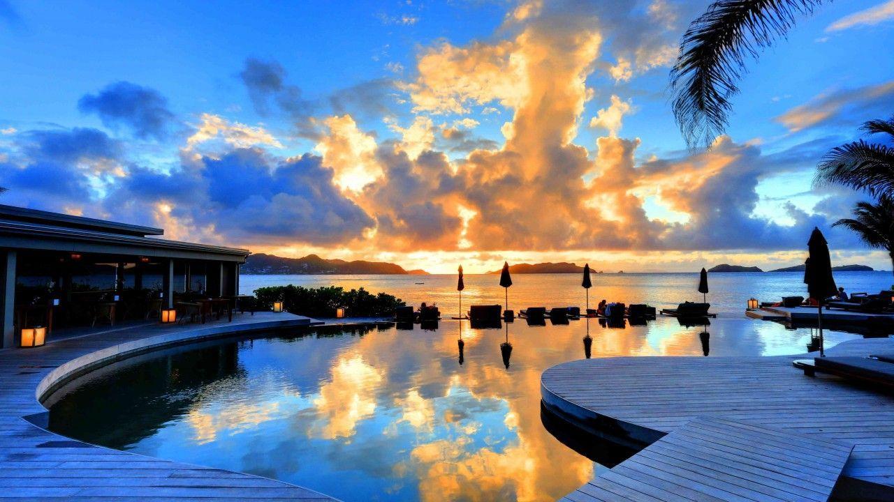 1280x720 St Barth, 5k, 4k wallpaper, 8k, Hotel