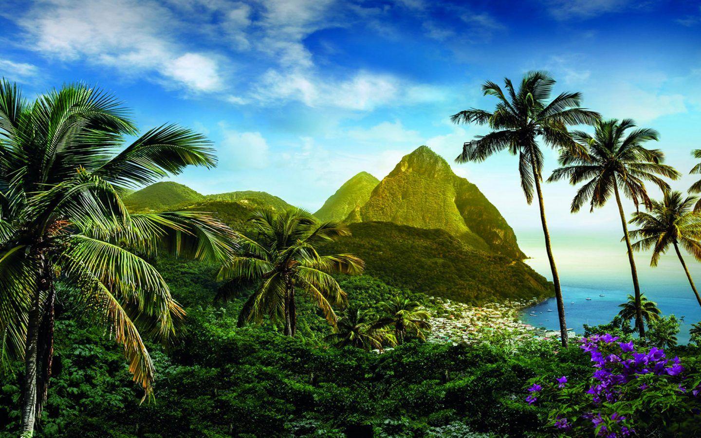 1440x900 St Lucia Background. St. Lucia