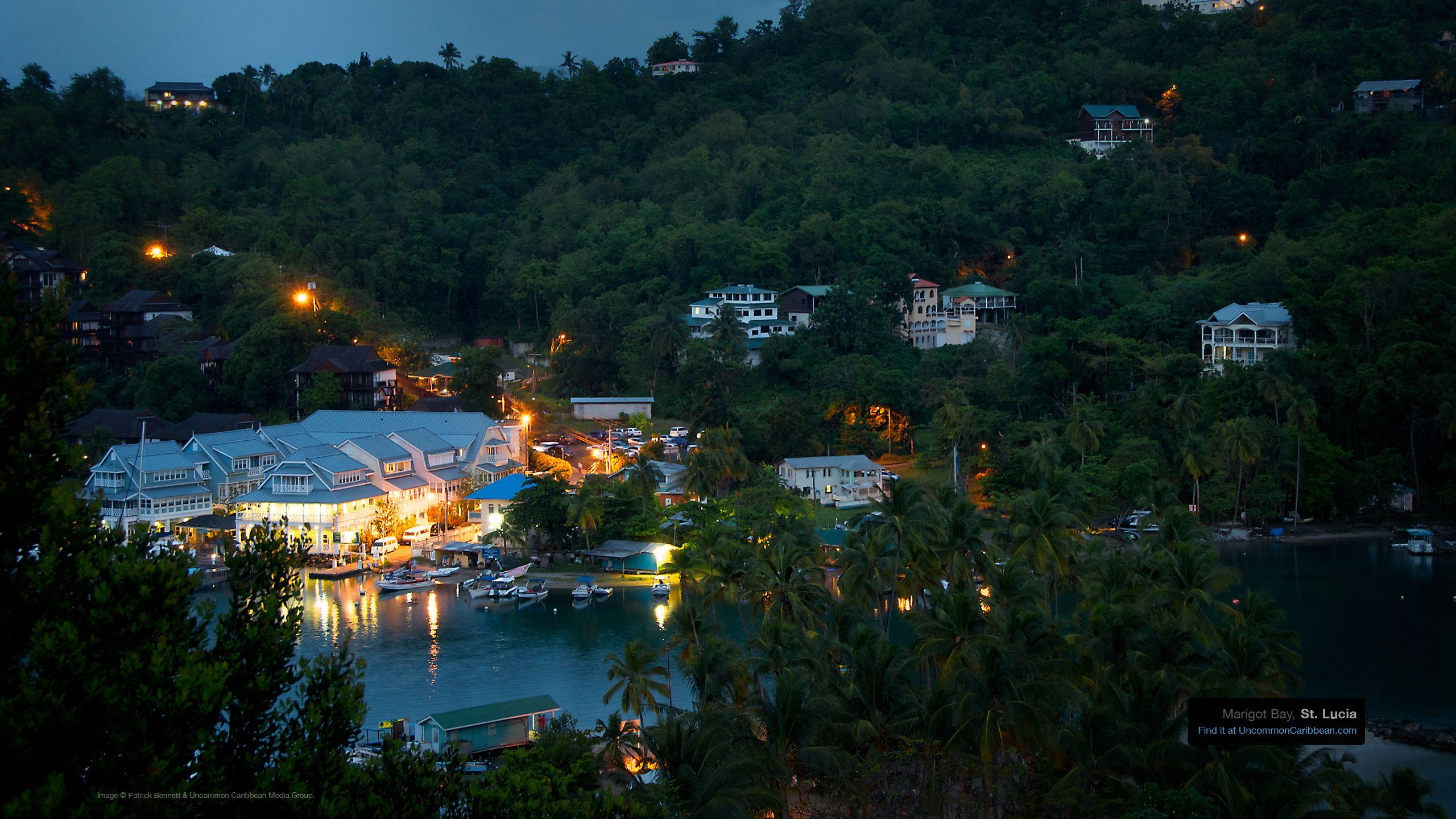 2560x1440 Caribbean Wallpaper Wednesday: Marigot Bay, St. Lucia and the Gift of Travel